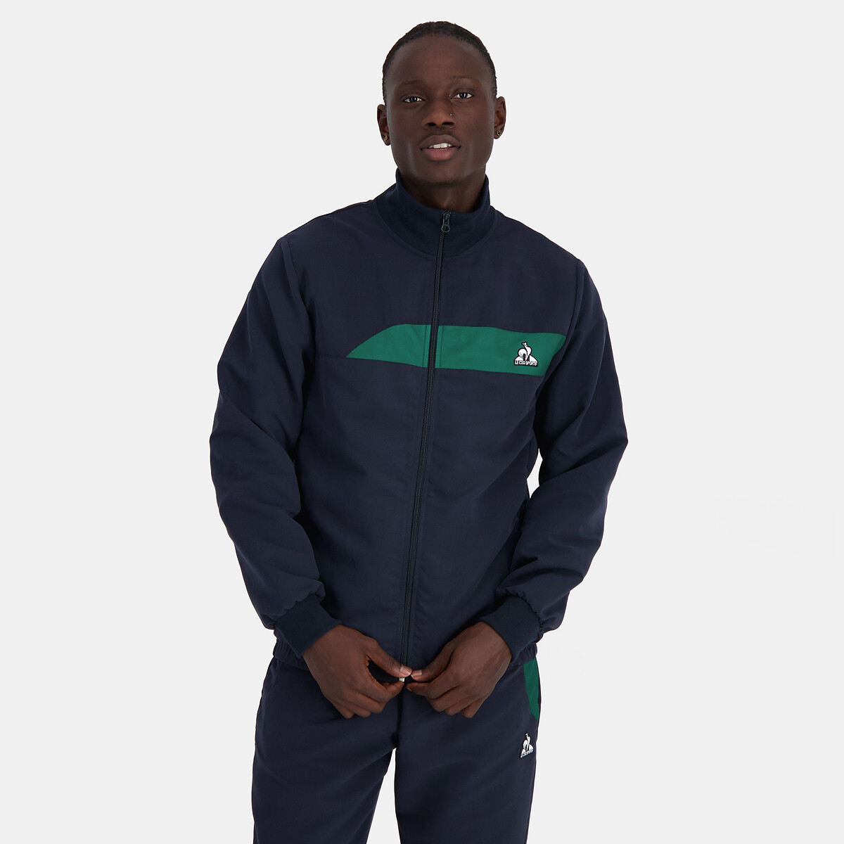 Le coq sportif clearance tracksuit mens Green