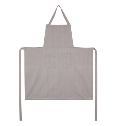 Tablier de cuisine pub coton chevron 80 x 90 cm, ABSOLUMENT MAISON