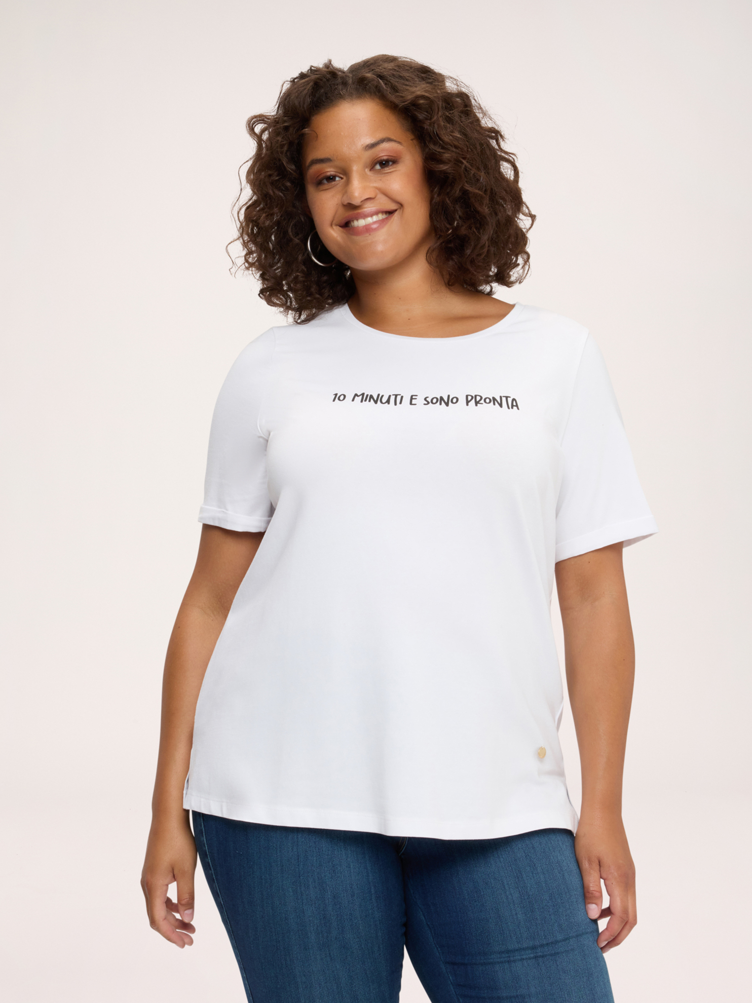 T-shirt avec inscription funny, FIORELLA RUBINO