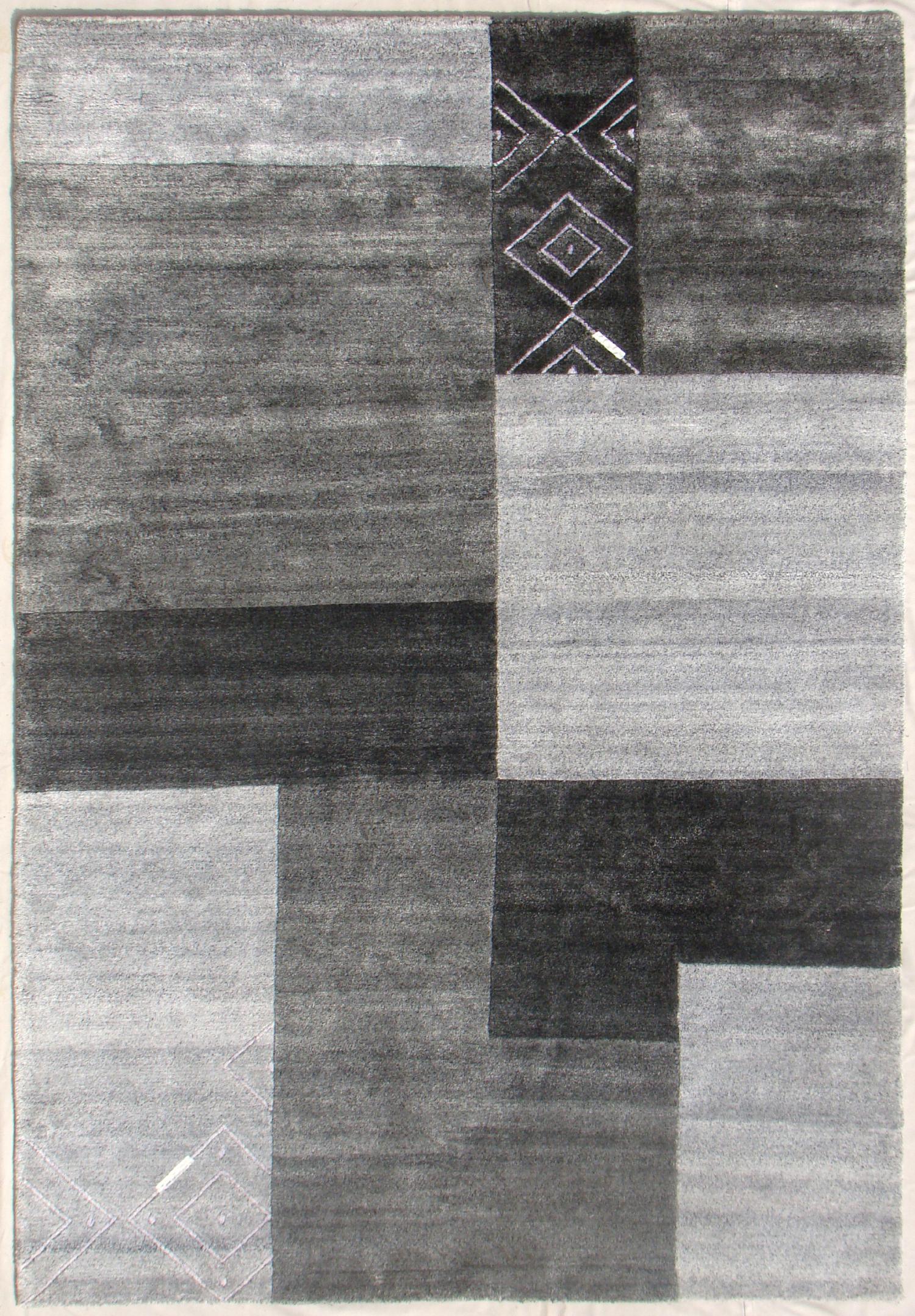 Tapis Cologne Luxury noué main en viscose, THEKO