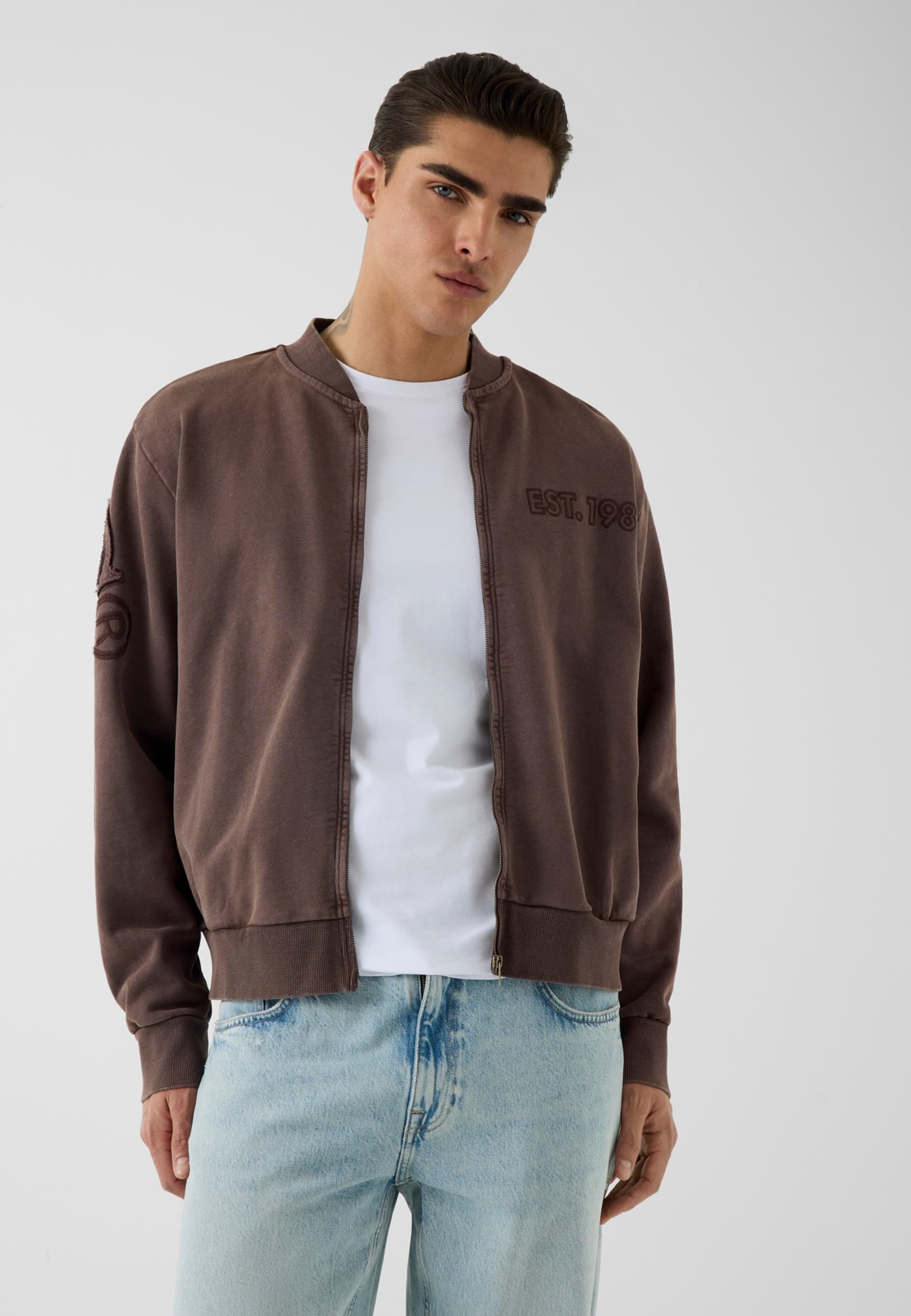 Sweatshirt Avec Écusson Logo, GUESS