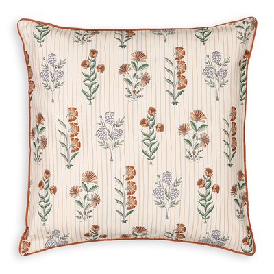 Emeline 45 x 45cm Floral 100% Cotton Cushion Cover LA REDOUTE INTERIEURS