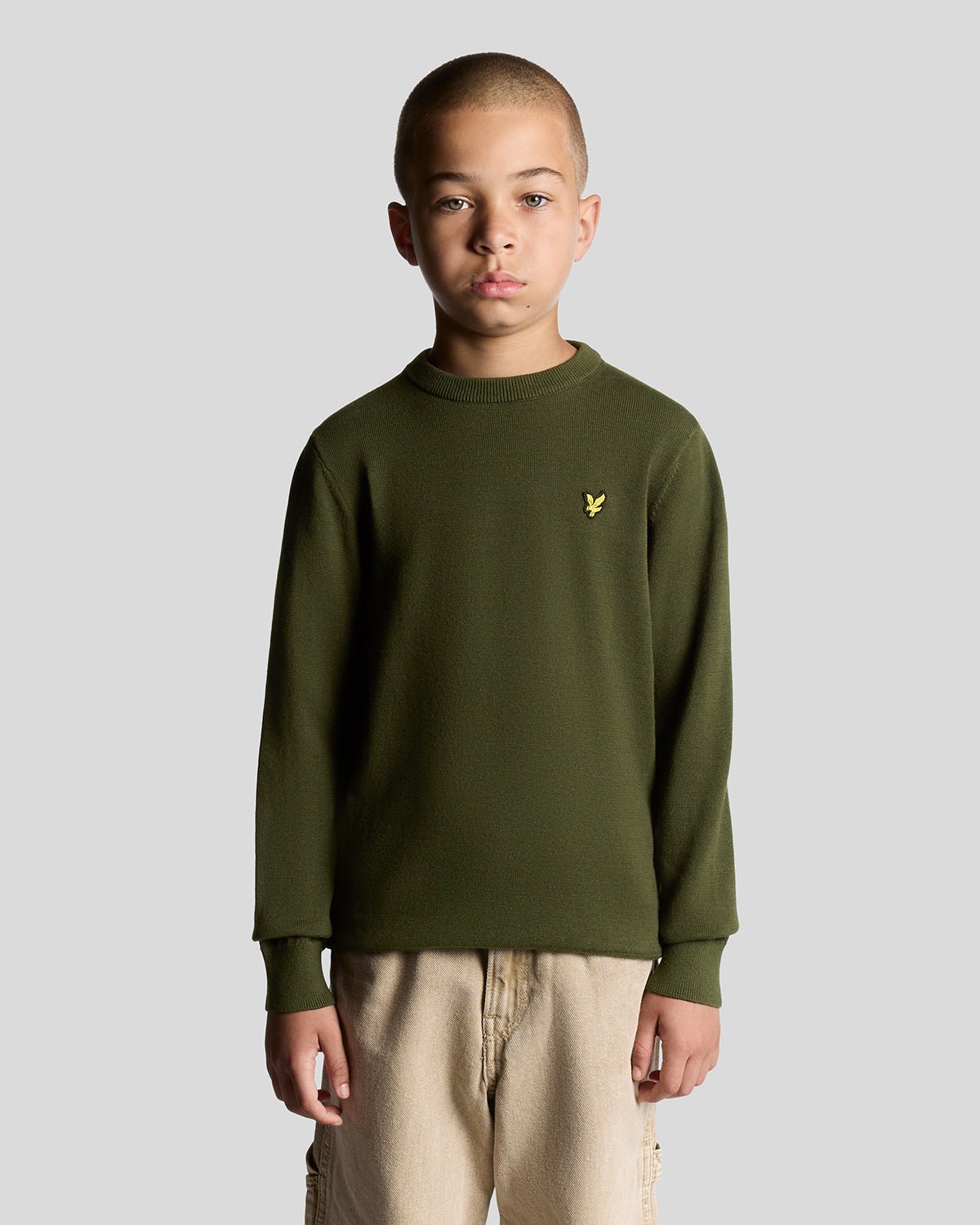 Pull en coton col rond, LYLE & SCOTT