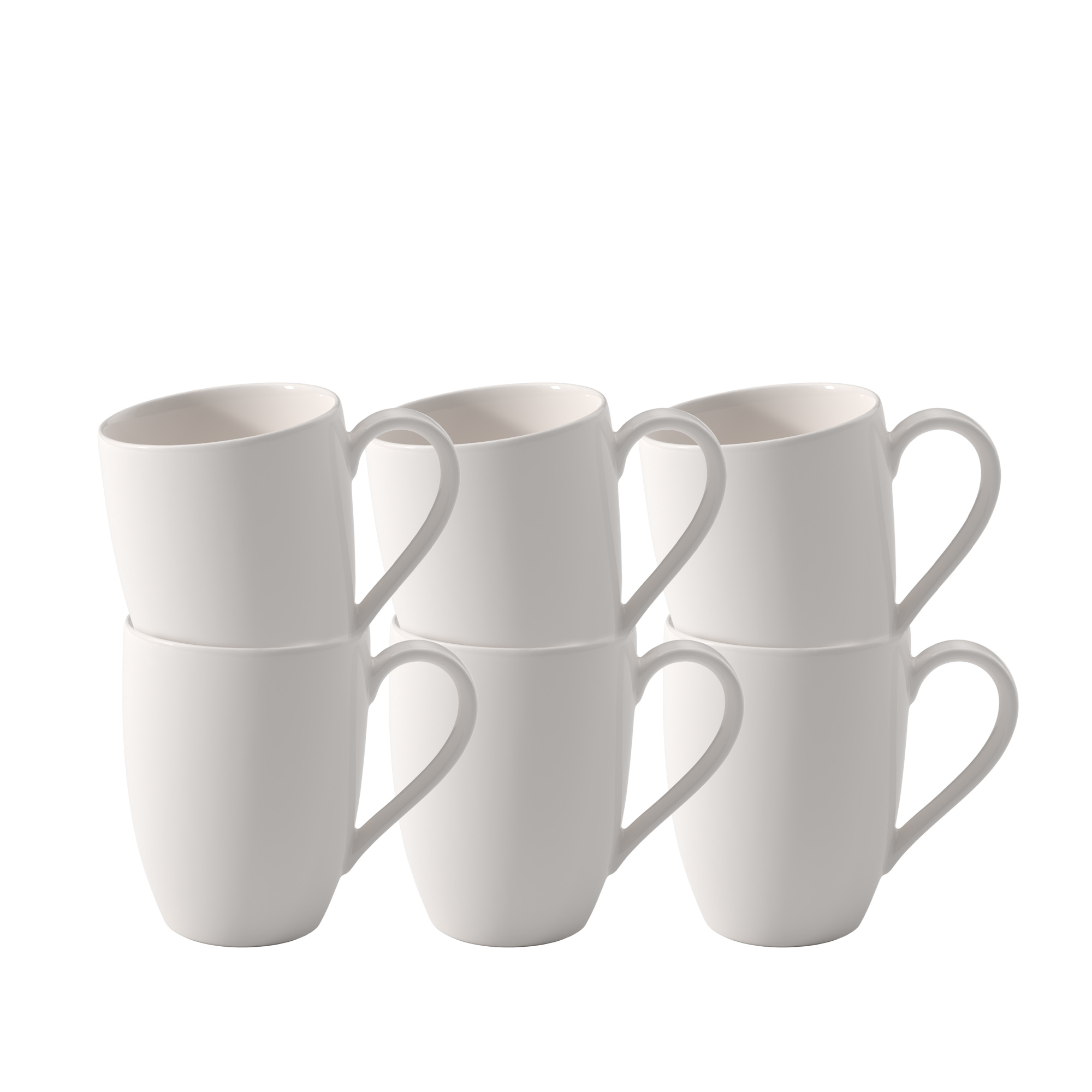 Mug Avec Anse, 6 Pièces Ec BASIC WHITE, VIVO - VILLEROY & BOCH GROUP
