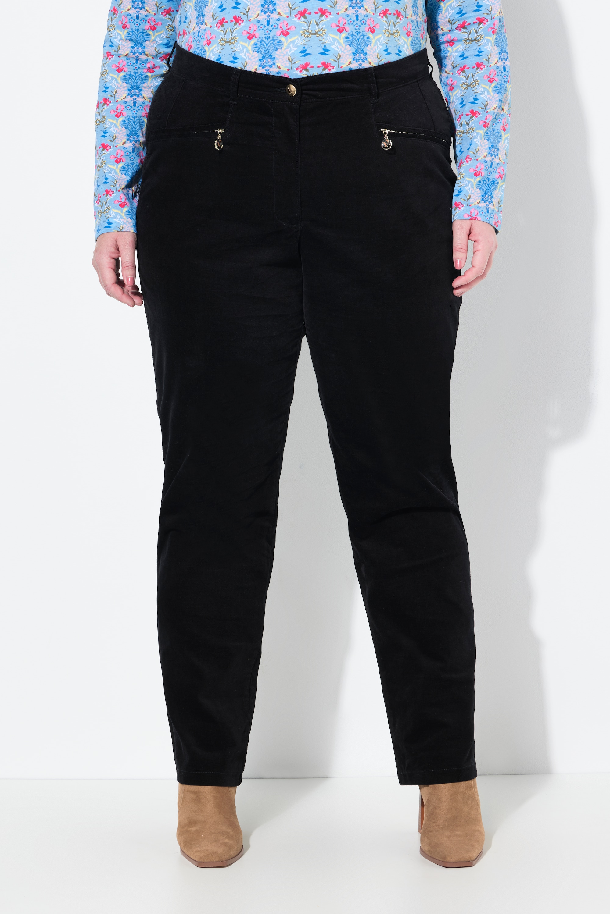 Pantalon en velours Mony, jambe carotte, ULLA POPKEN