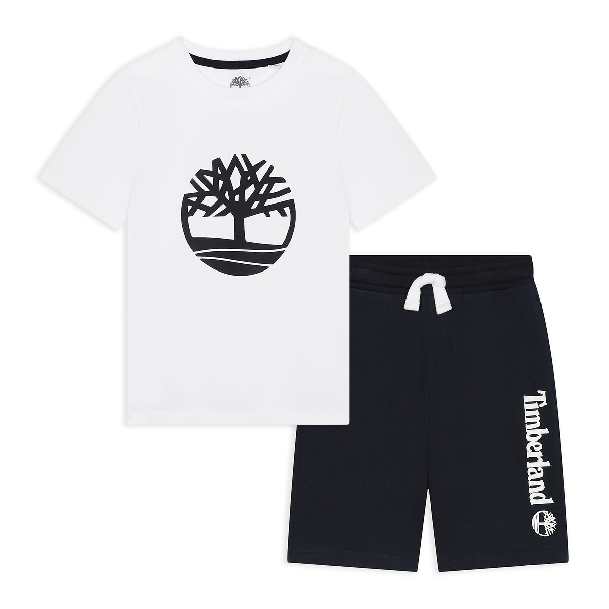 Image of Cotton Short Pyjamas, T-Shirt/Bermuda Shorts