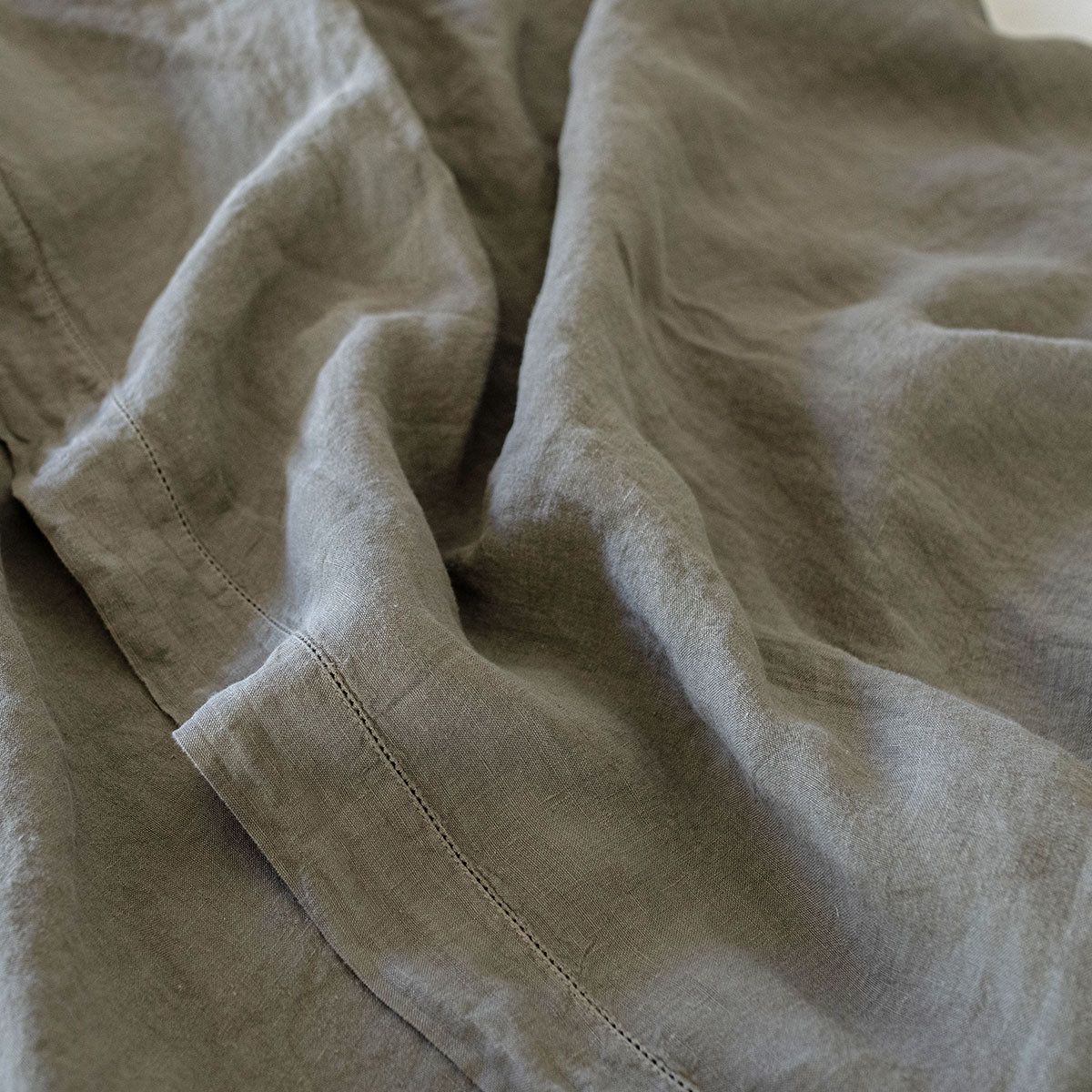 Parure de drap 240x300 cm flanelle de coton SHETLAND gris