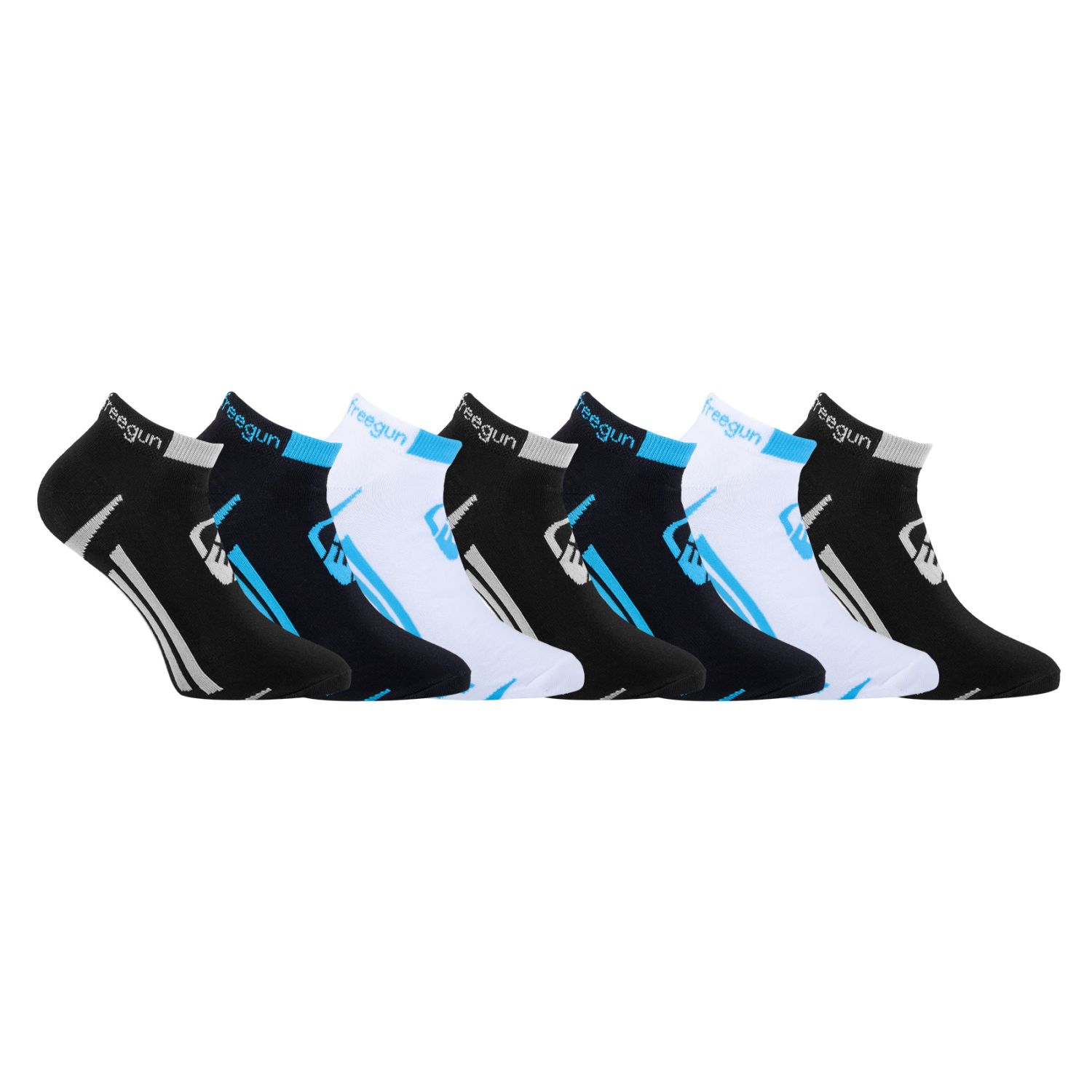 Lot De 7 Paires De Chaussettes Socquettes, FREEGUN