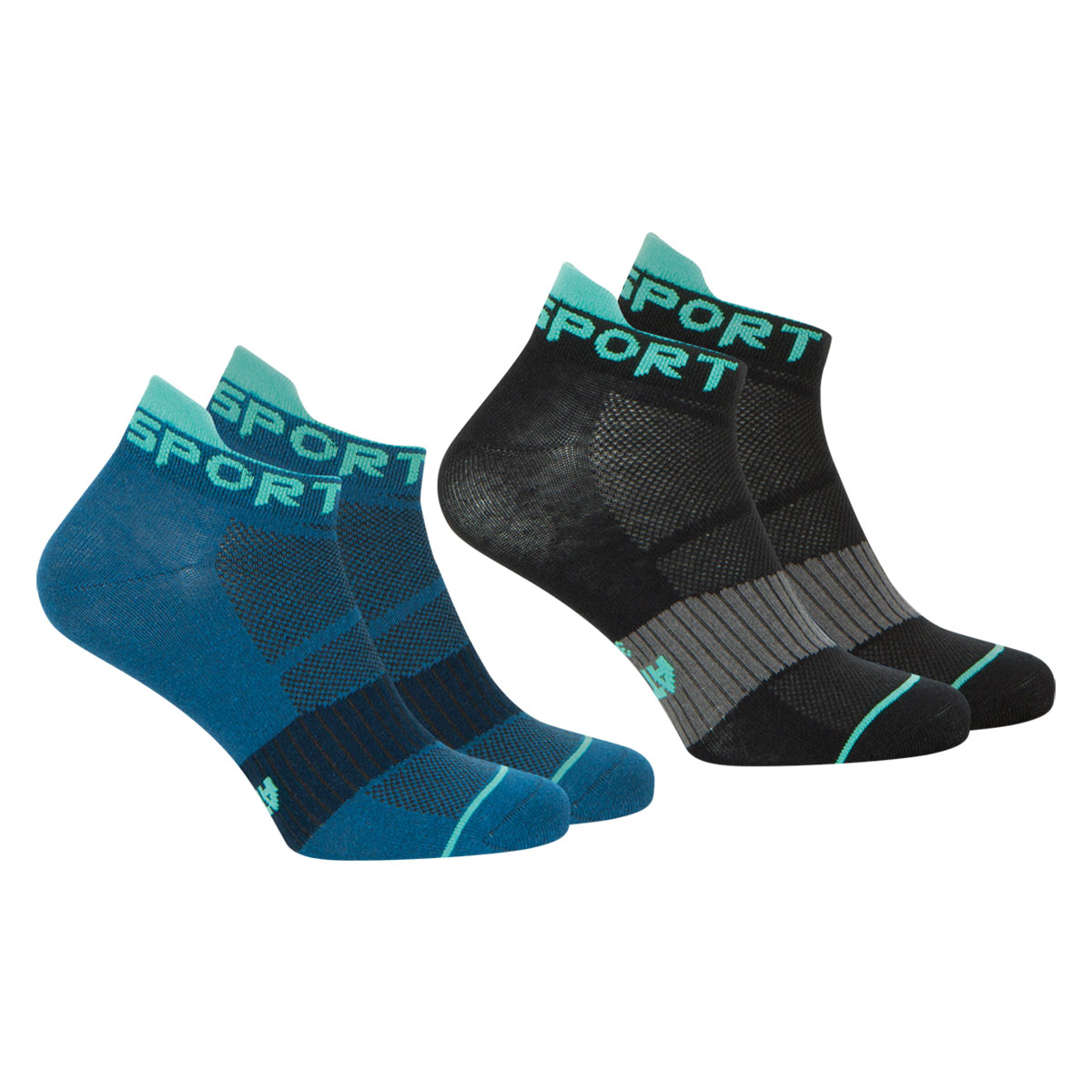 Socquettes, lot de 2 paires, RUNNING, ATHENA