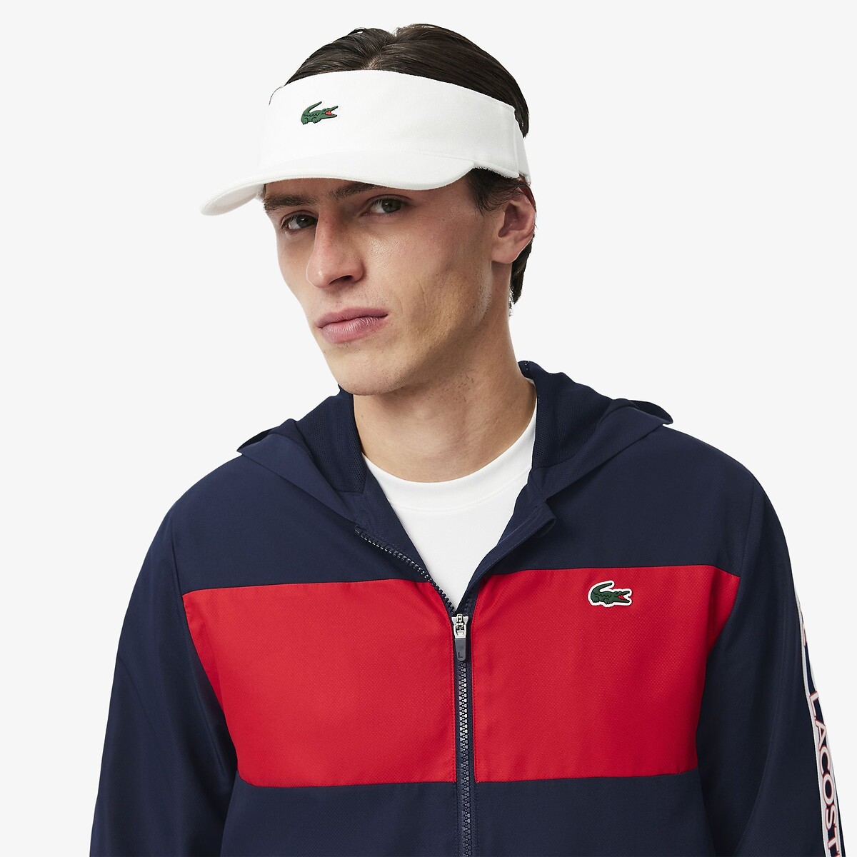 Blouson sport avec bande siglée Lacoste, LACOSTE