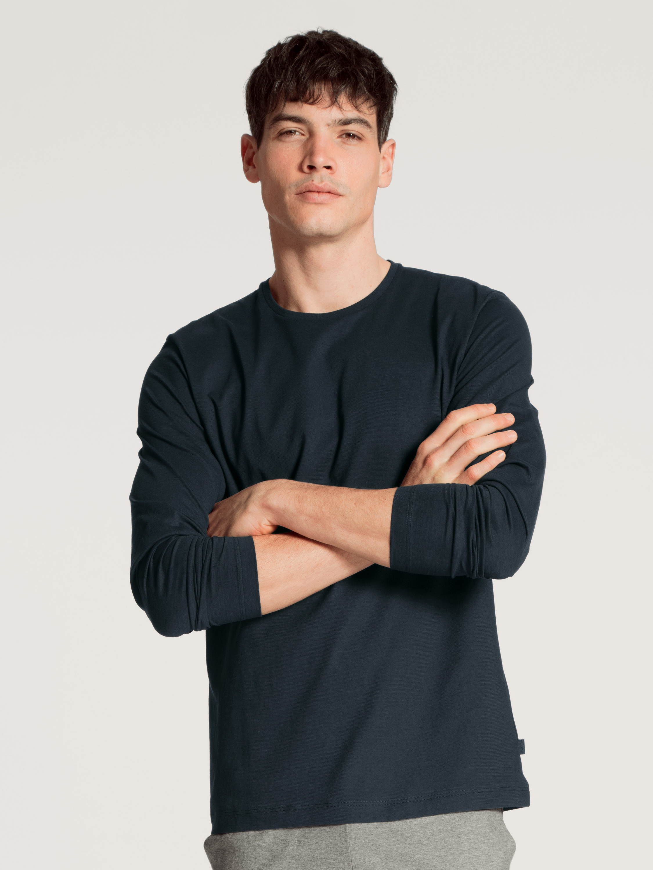 T-shirt à manches longues manches longues Coton REMIX BASIC SLEEP, CALIDA