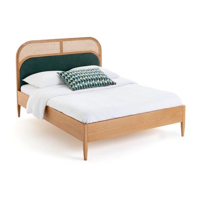 Кровать из плетеного материала и велюра с кроватным основанием Buisseau LA REDOUTE INTERIEURS