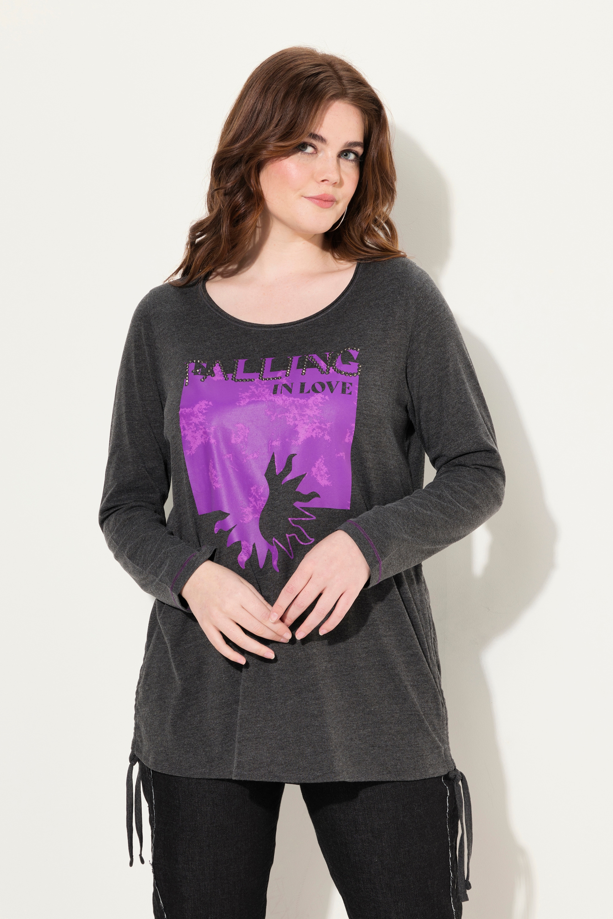 T-shirt col rond et manches longues, ULLA POPKEN