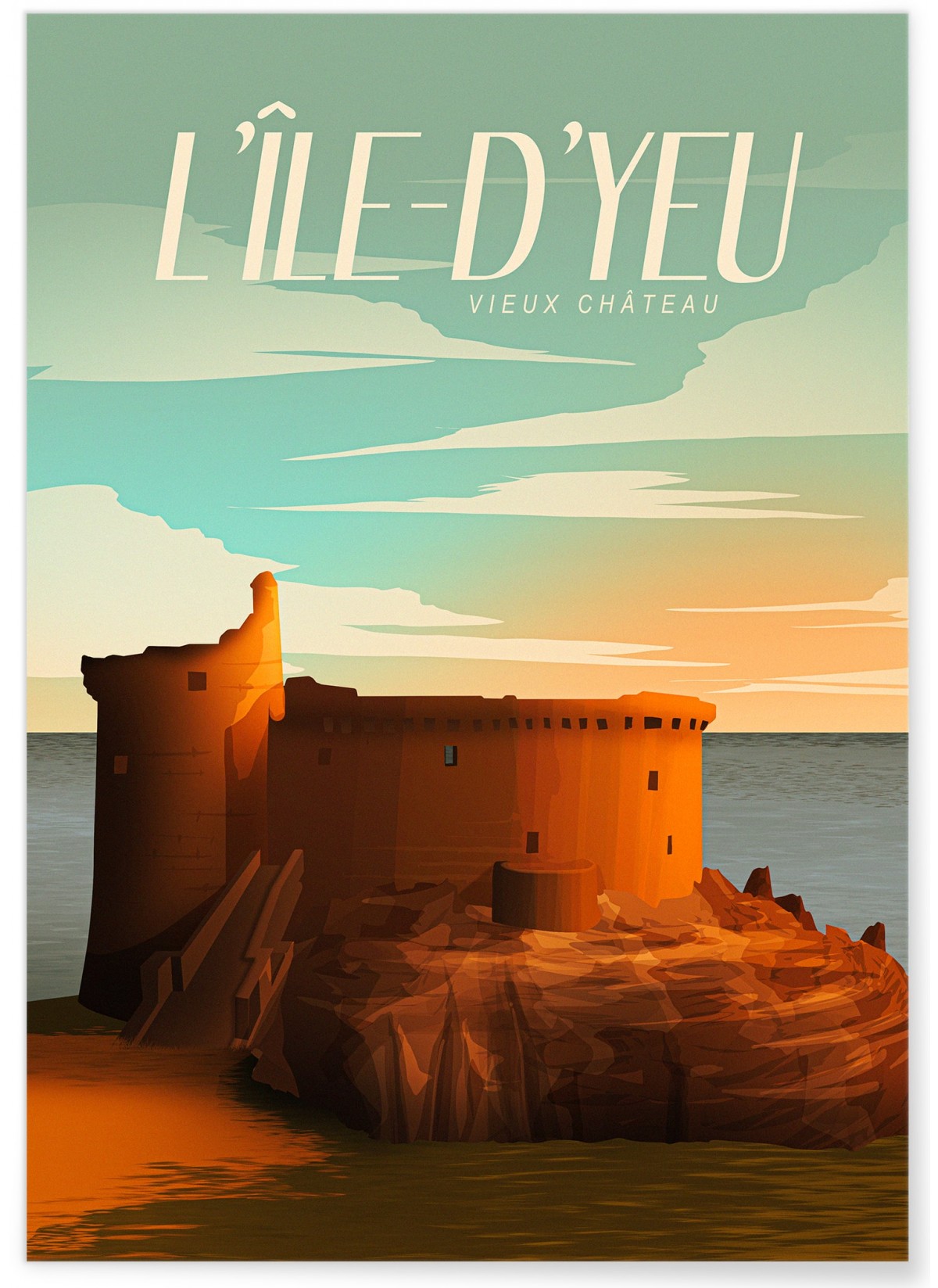 Affiche ville Île d'Yeu, L'AFFICHERIE