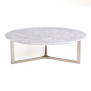 Table basse marbre blanc, Cristeal