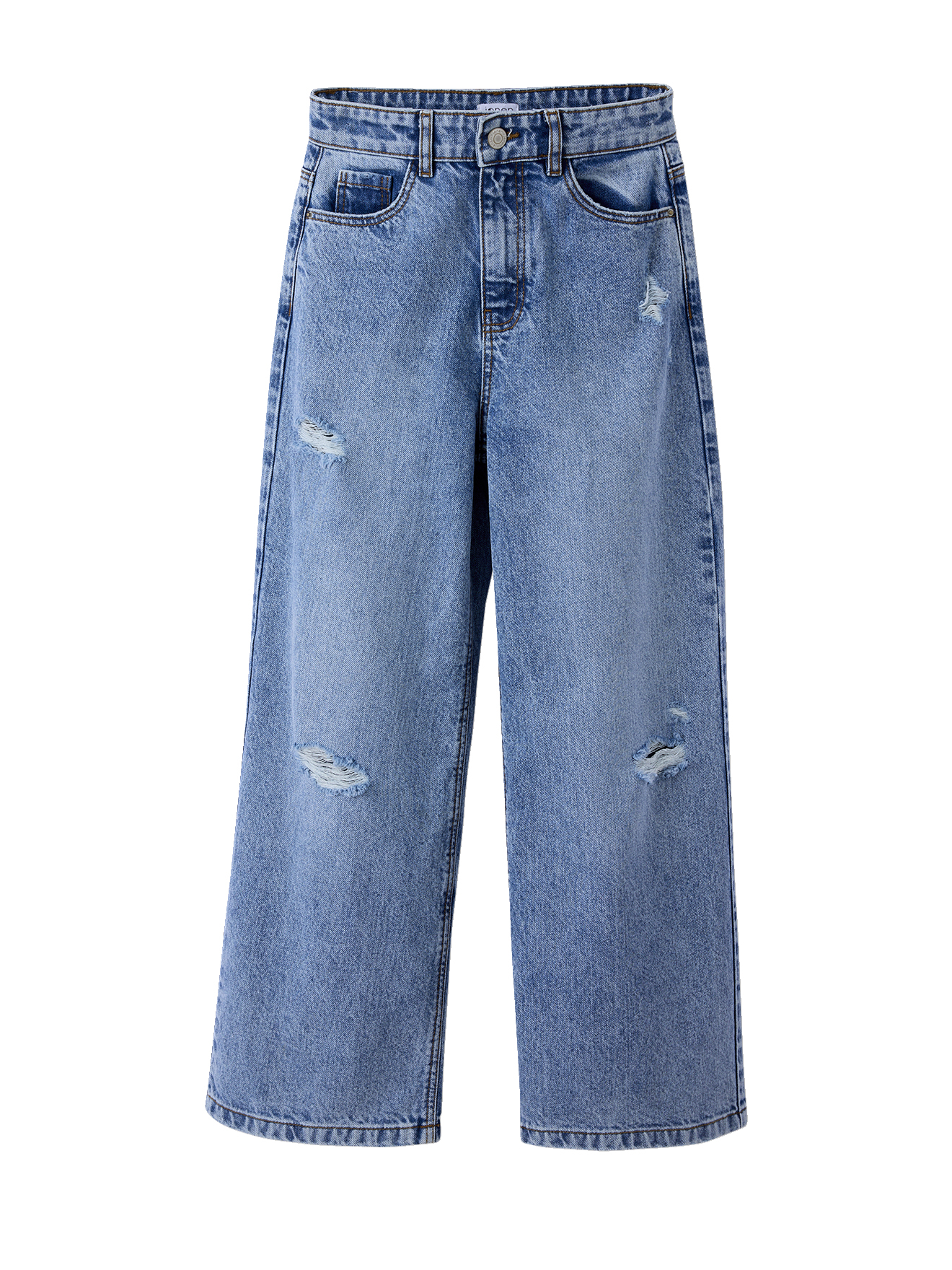 Jean large effet usé, JONEN
