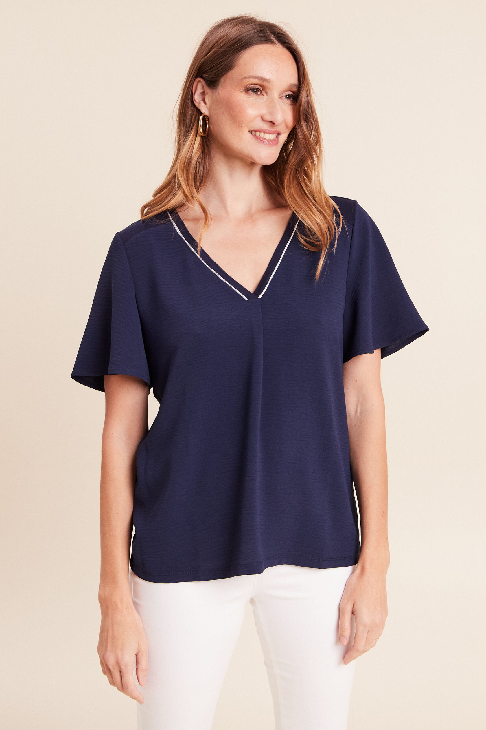 T-shirt bi-matière manches courtes, BREAL