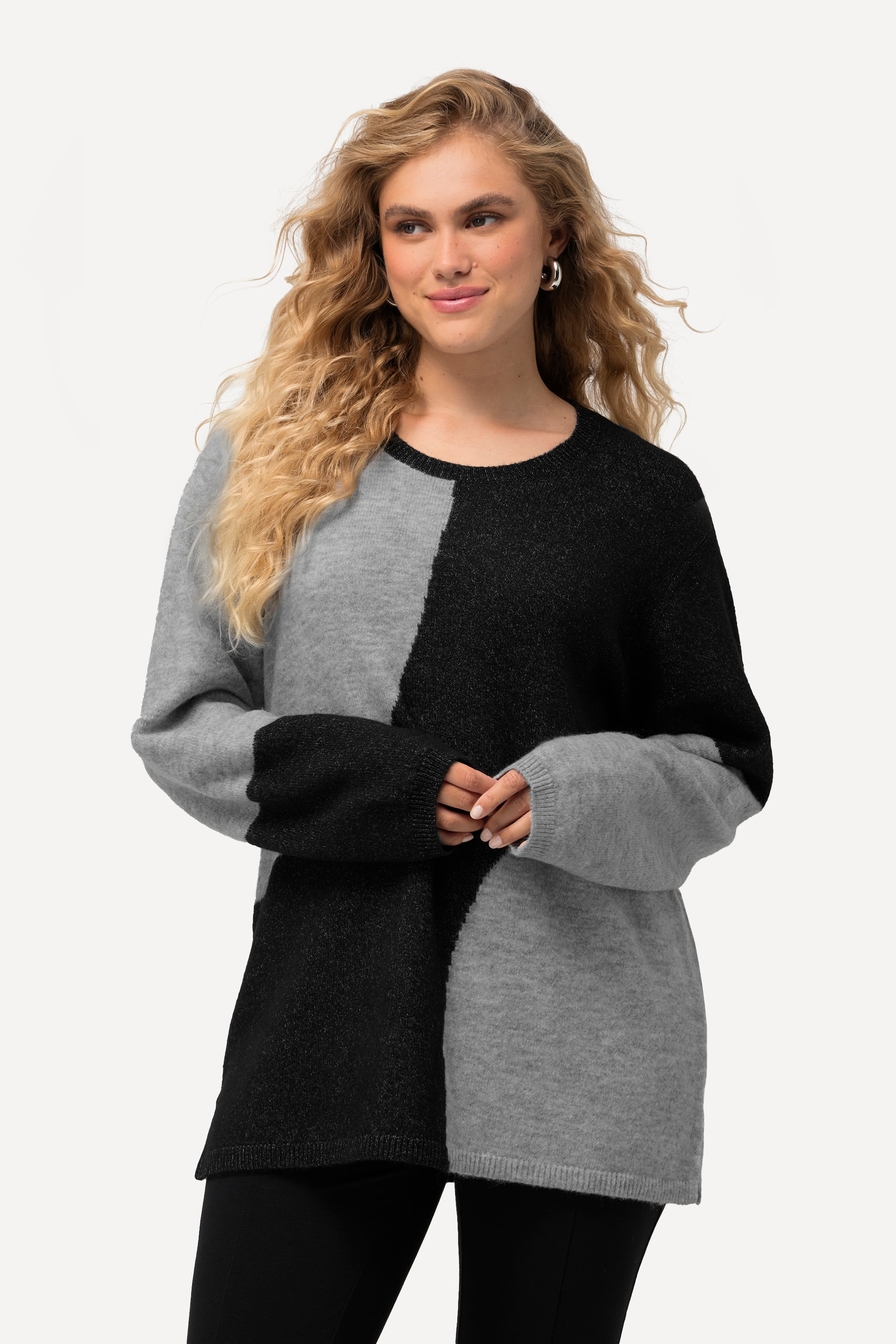Pull à col rond et manches longues, ULLA POPKEN