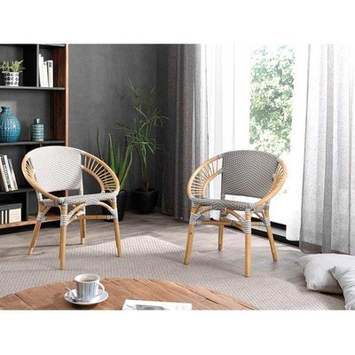 Chaise bistrot rotin Oudong PIER IMPORT