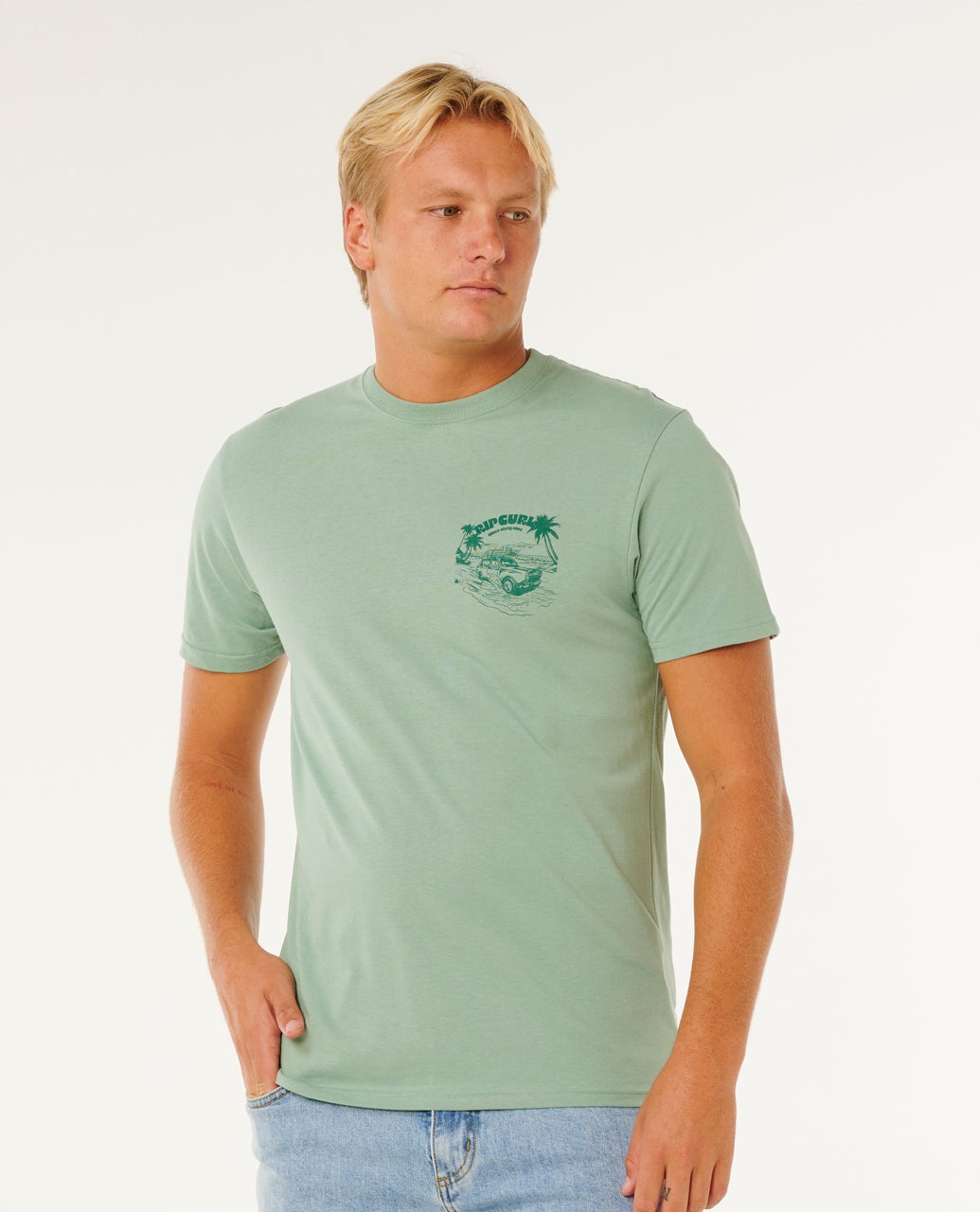 T-shirt Keep On Trucking Ss, RIP CURL