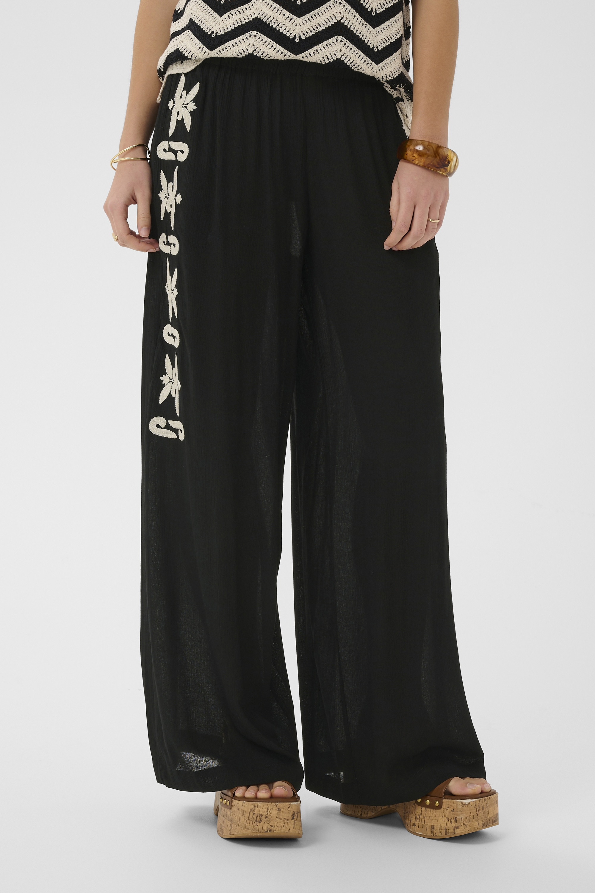 Pantalon casual, CREAM