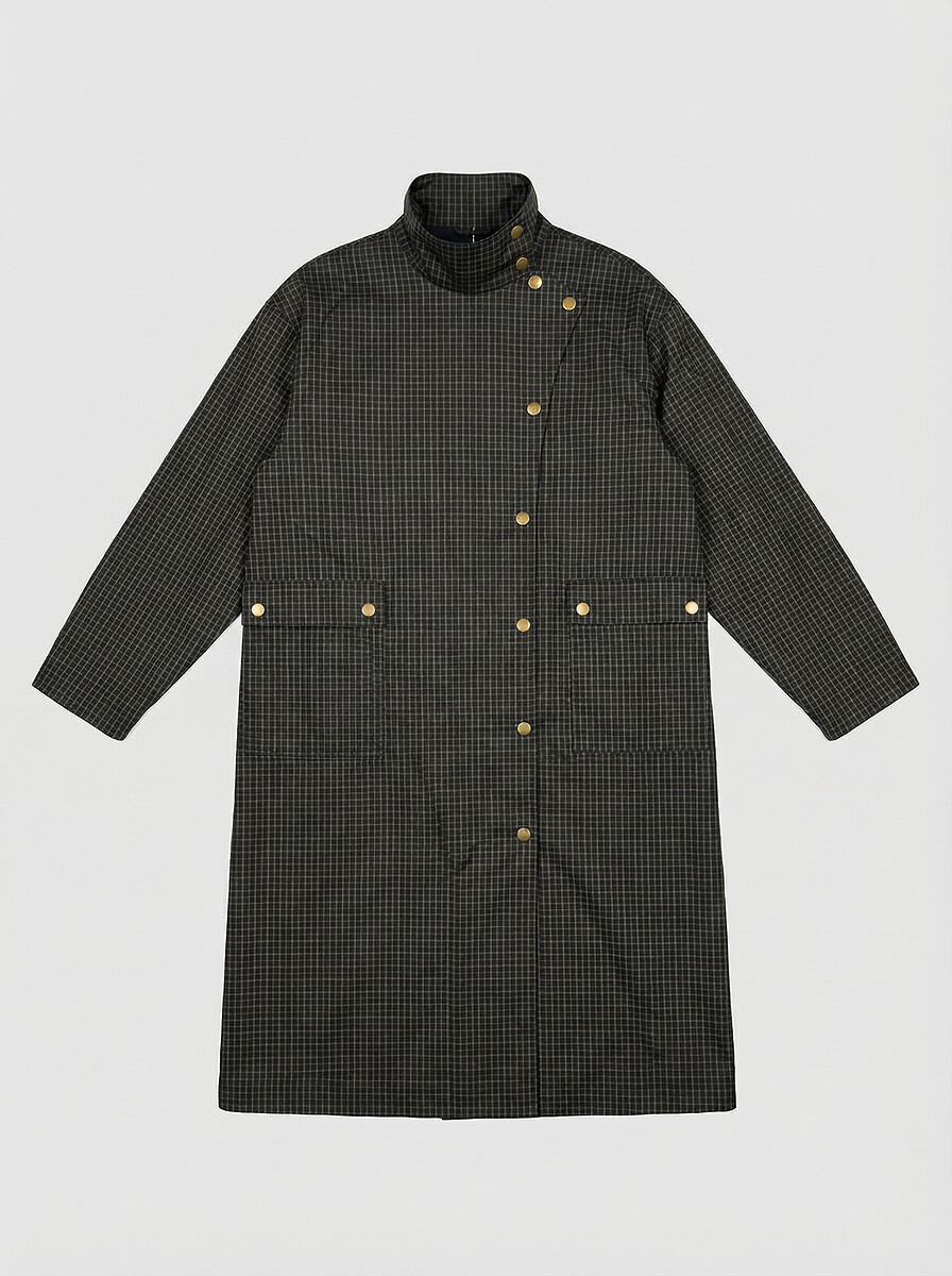 Manteau long à carreaux, VEEOER, LEON & HARPER