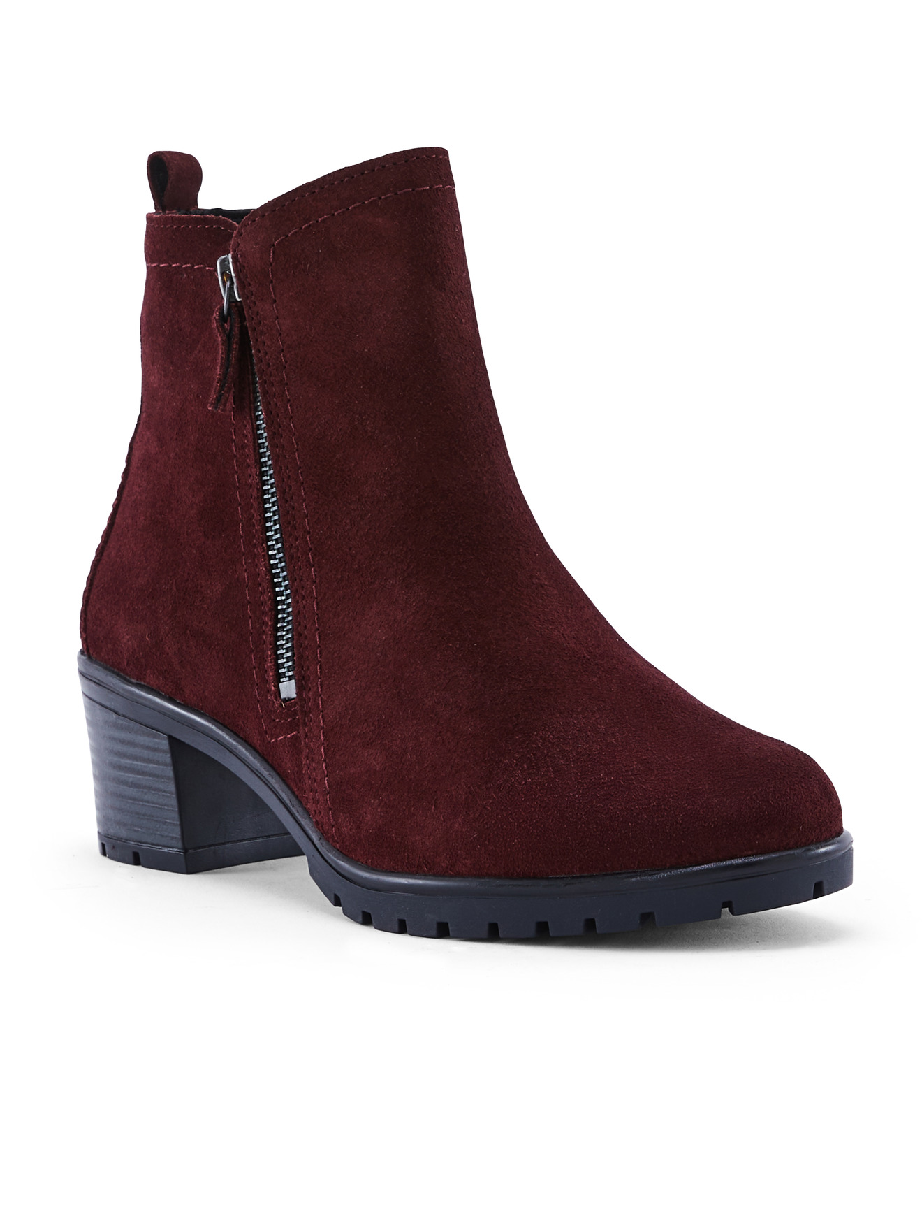 Boots cuir velours femme, PEDICONFORT