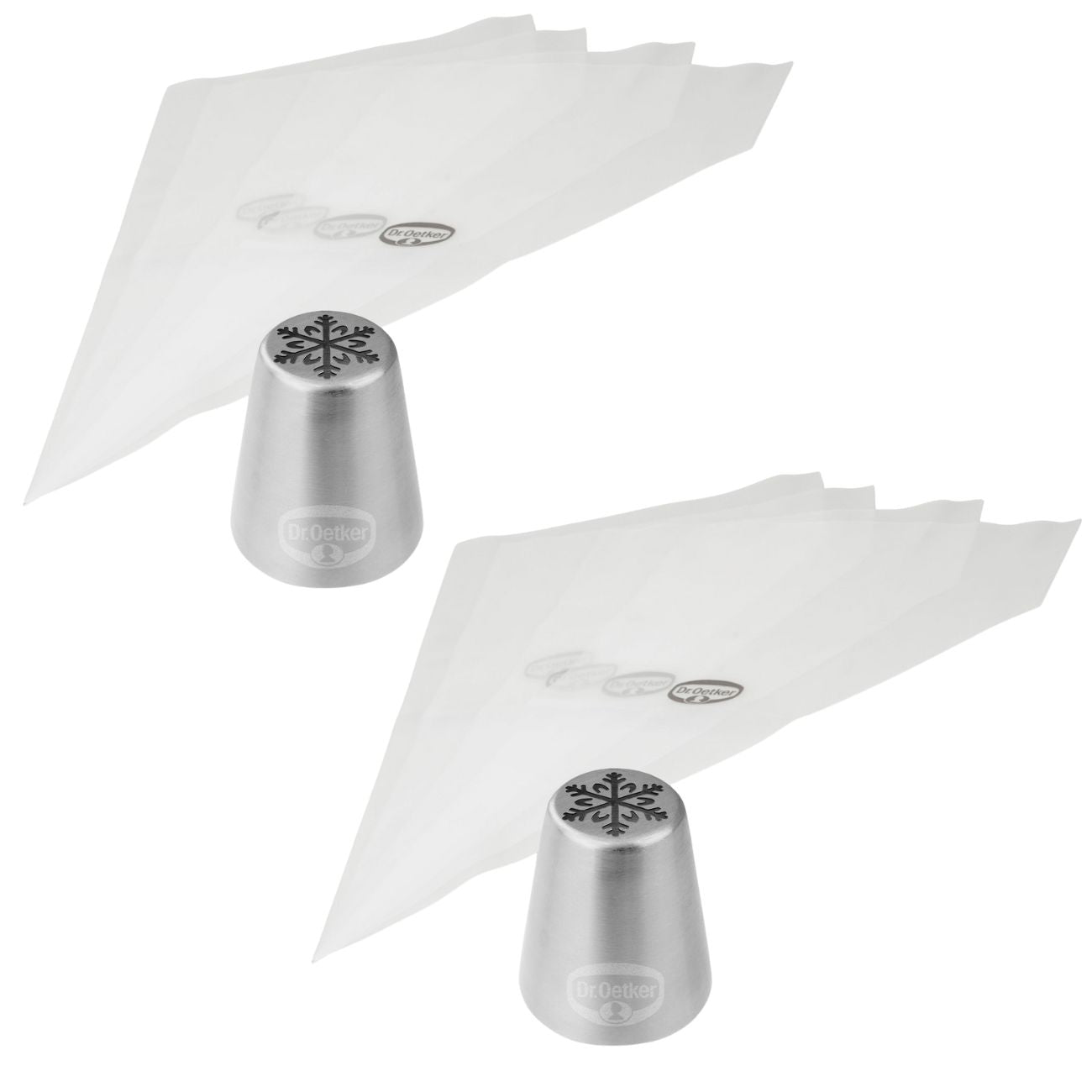 Set de 2 poches à douille en plastique BAKER EDITION, DR OETKER