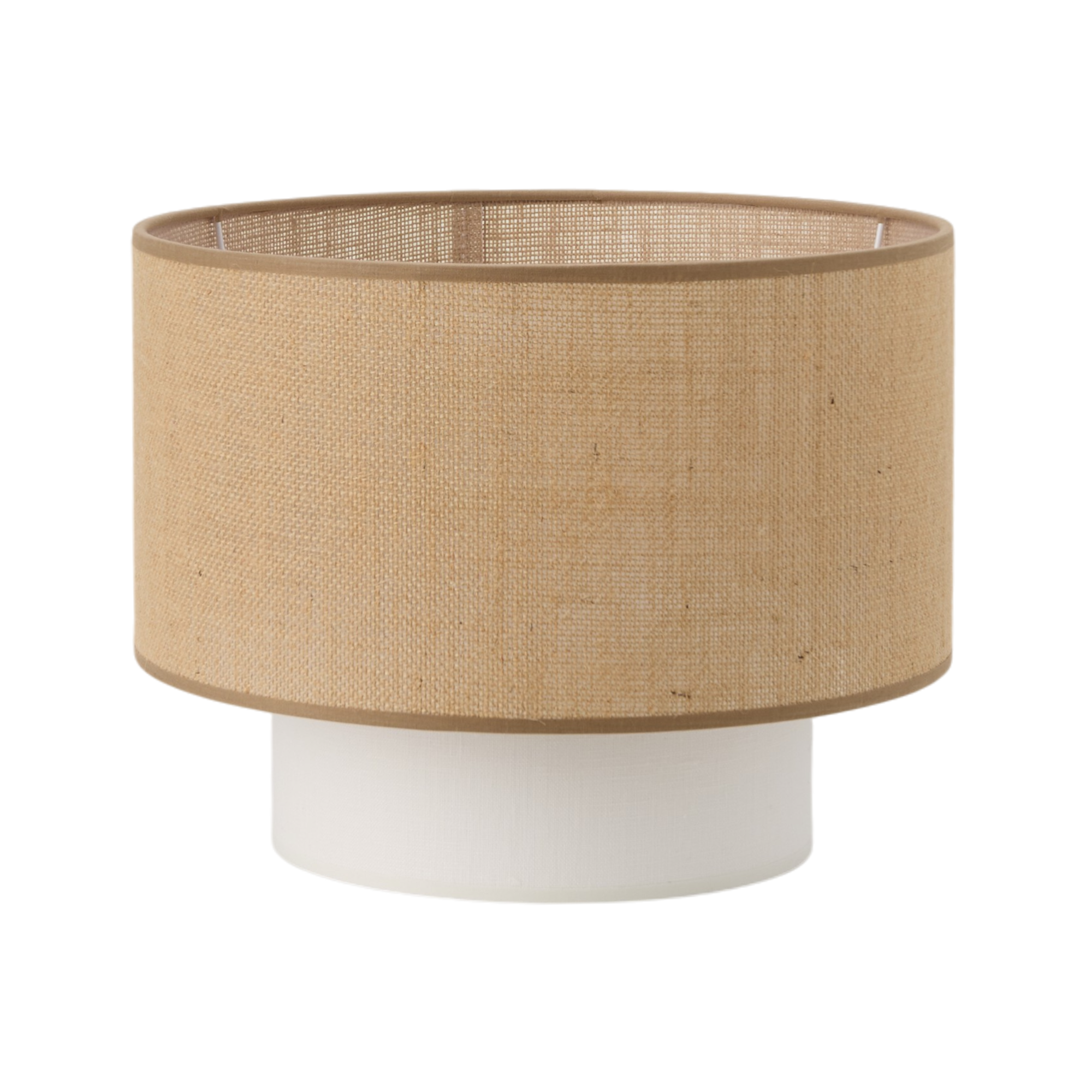 Abat-jour pour suspension double jute et beige 30 cm - ROSINE, CAMIF