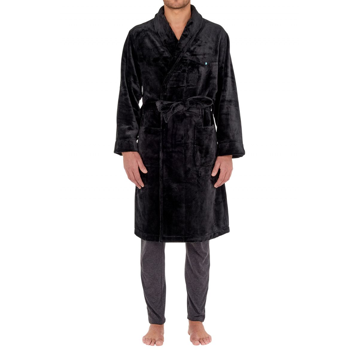 Peignoir homme noir La Redoute