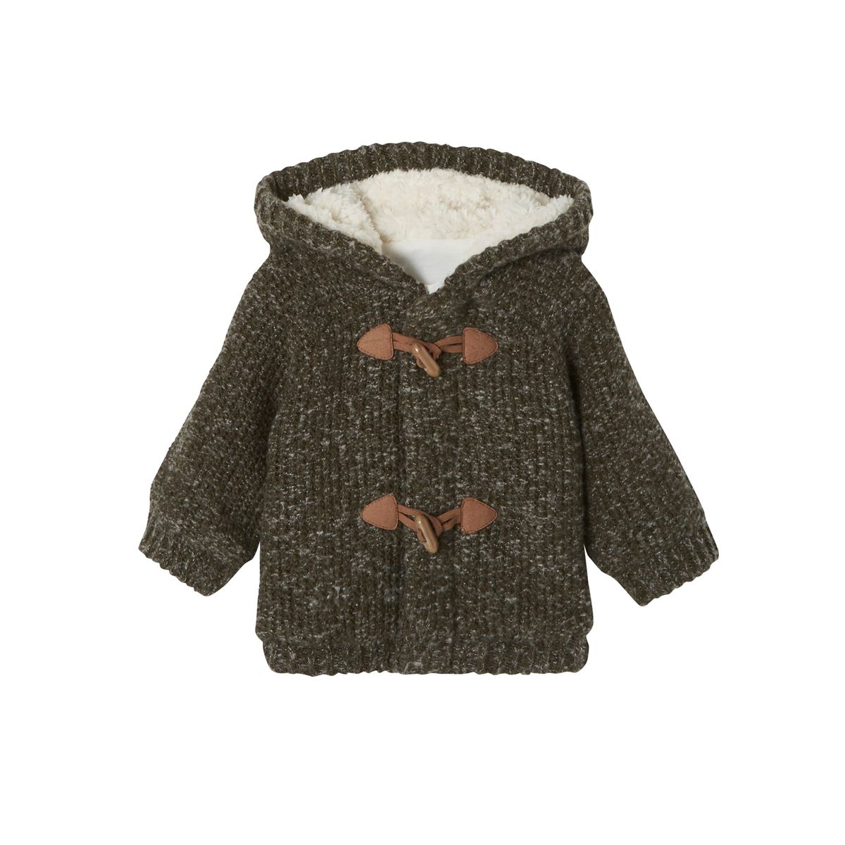Vertbaudet Gilet zippé bébé garçon à Capuche