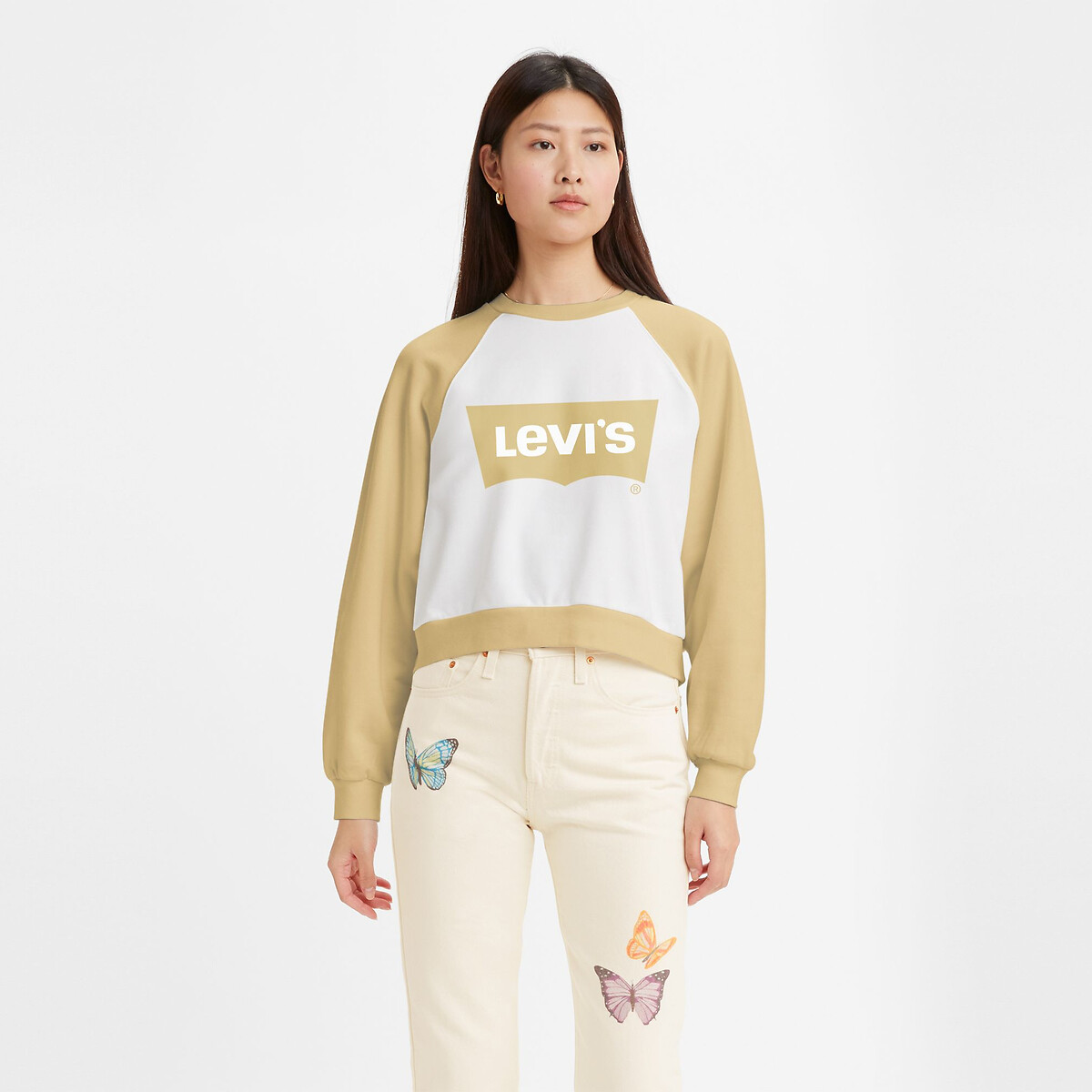 Levi's hotsell cropped sweatshirt