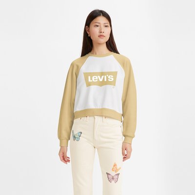 Cropped sweater, logo vooraan LEVI'S