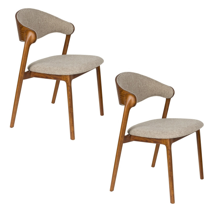 Chaise design en bois (lot de 2), BABIGTON, DUTCHBONE