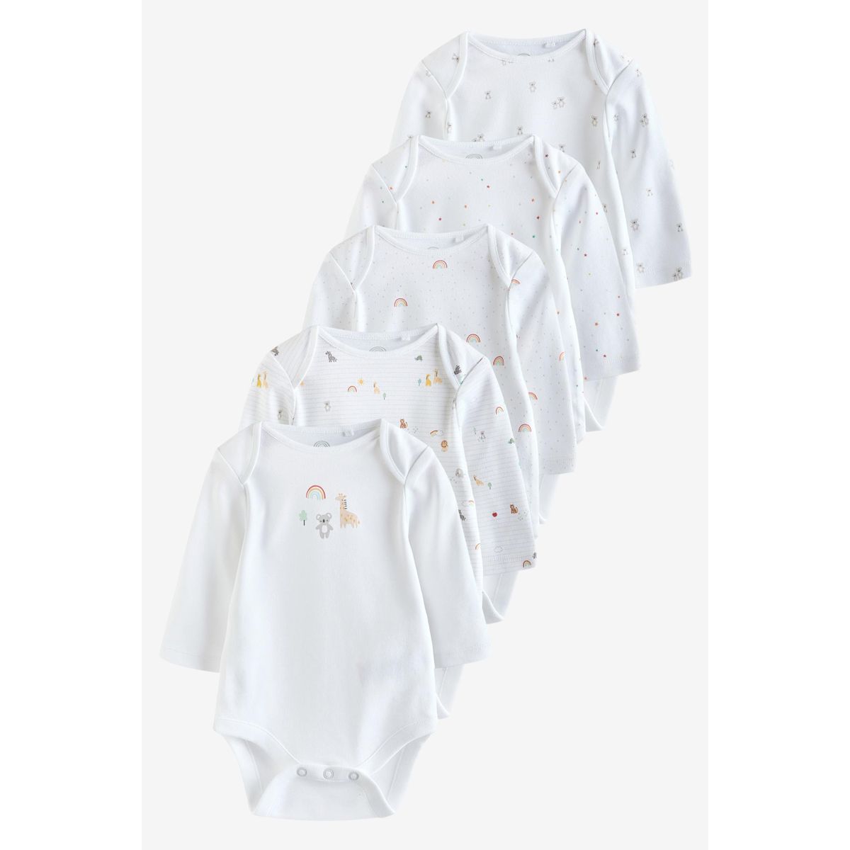 Body bébé 100 % coton à manches longues, lot, NEXT
