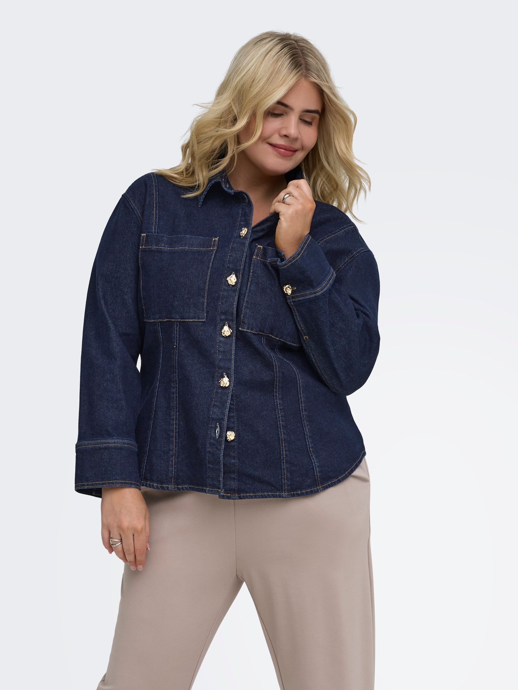 Chemise En Denim, ONLY CARMAKOMA