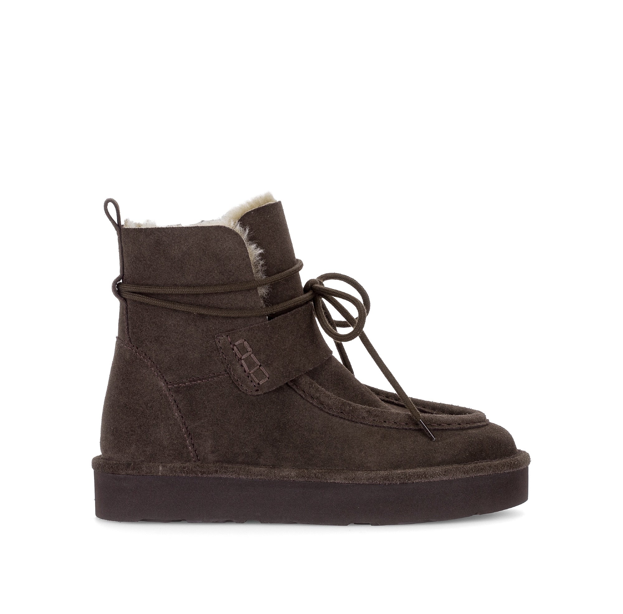 Bottines en cuir à talon compensé, GABOR