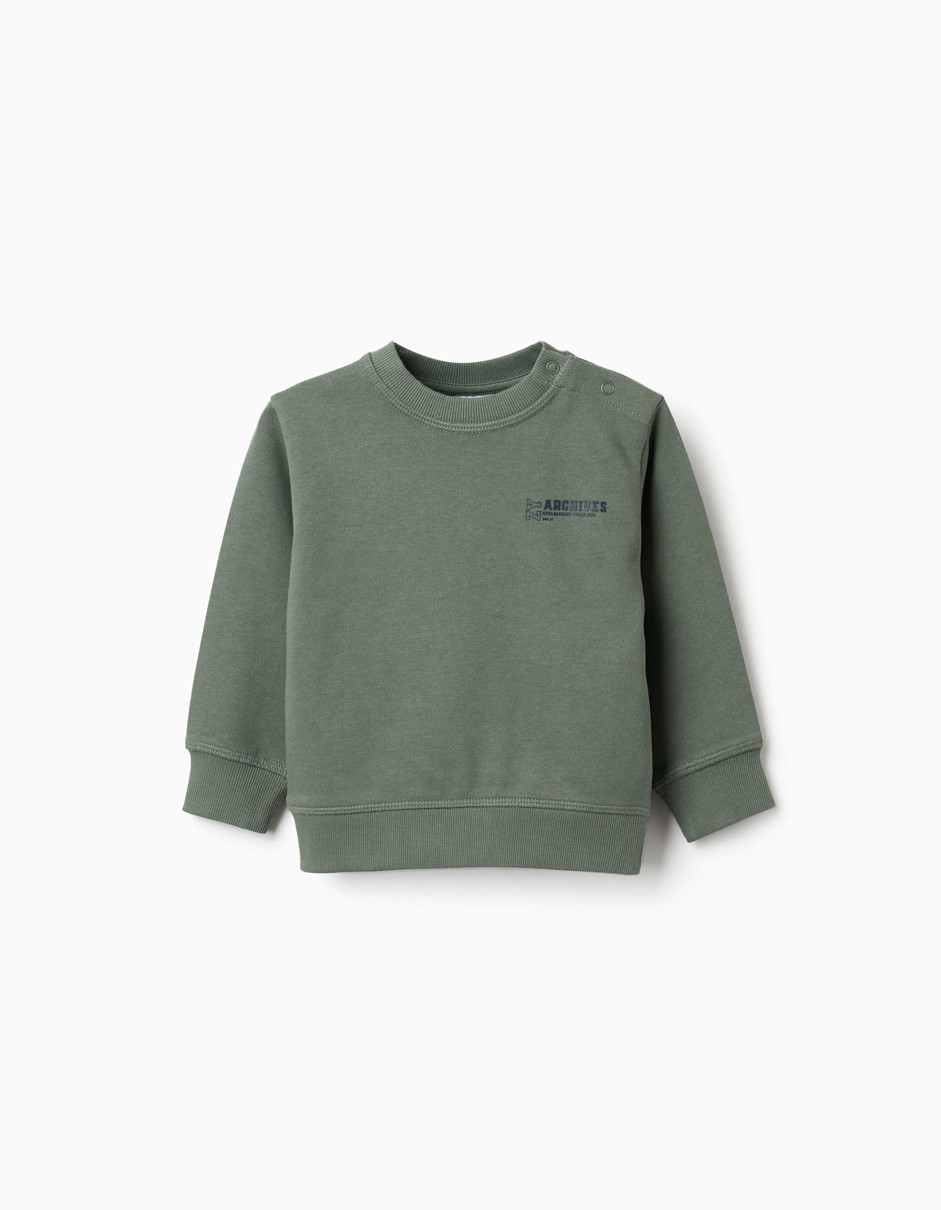 Sweat en coton avec imprimé ZY, ZIPPY