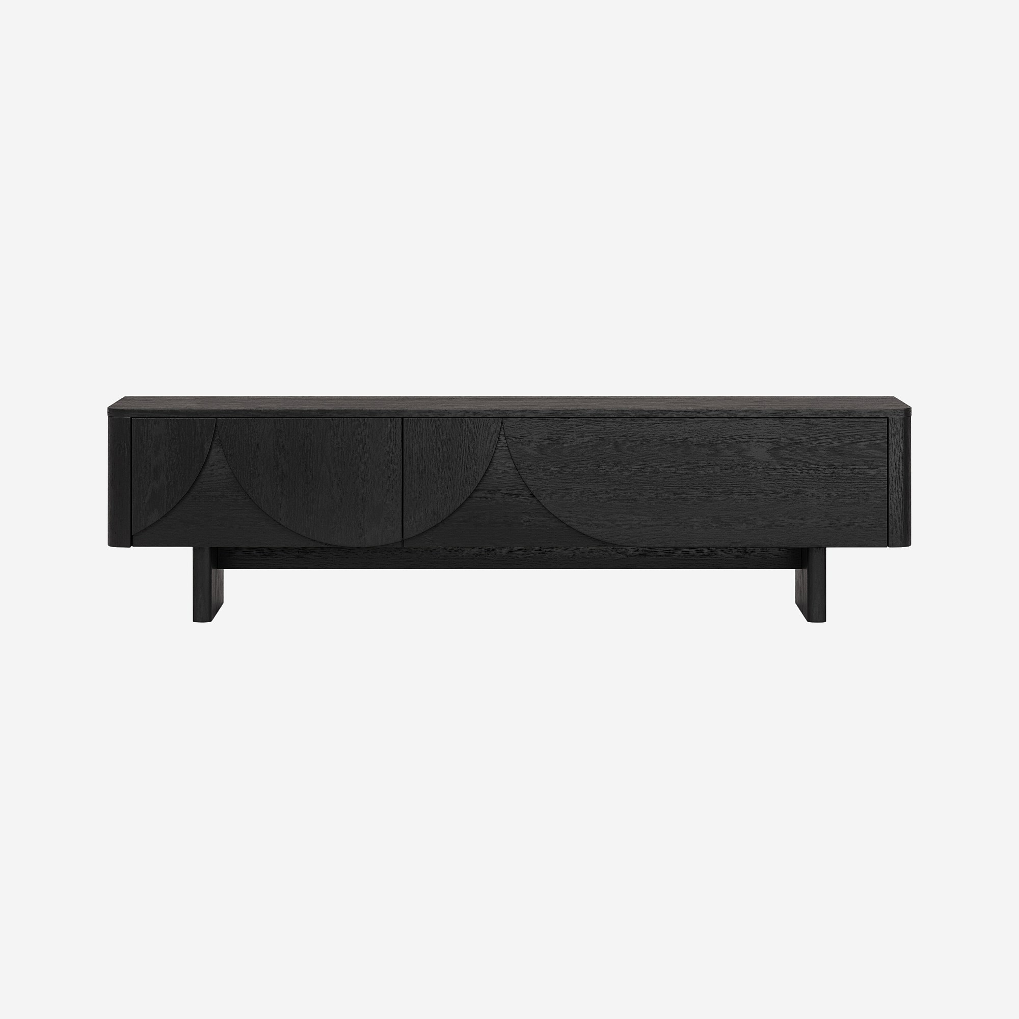 Banc TV panneau de particule, panneau et dérivés de bois MILORD, HABITAT