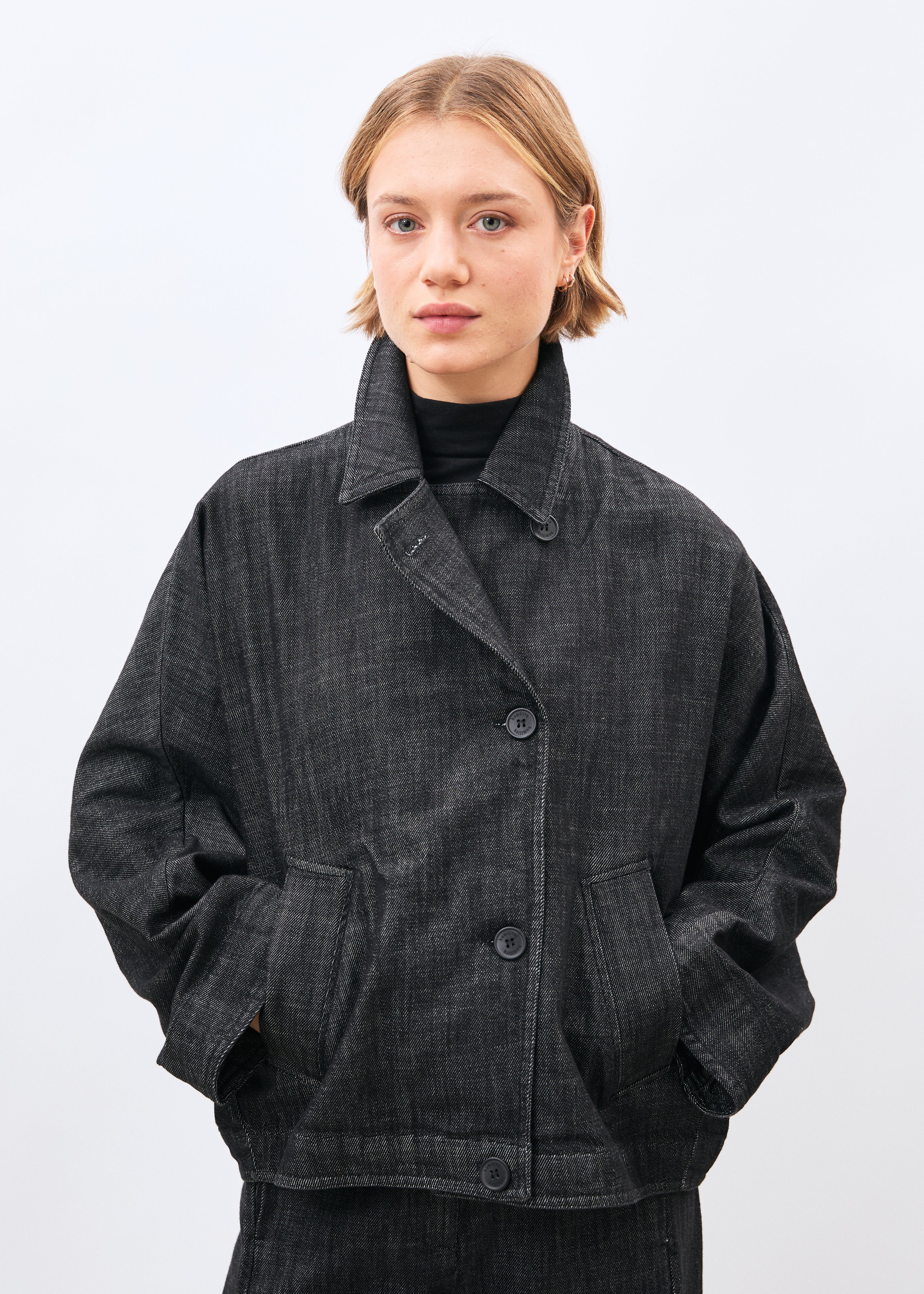 Blouson oversize en denim, HUMILITY