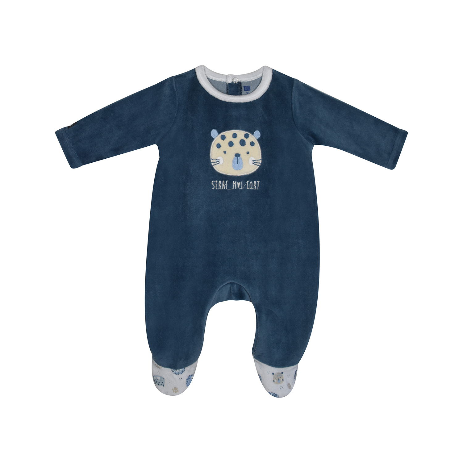 Dors bien lester velours rase pont dos bebe, SUCRE D'ORGE