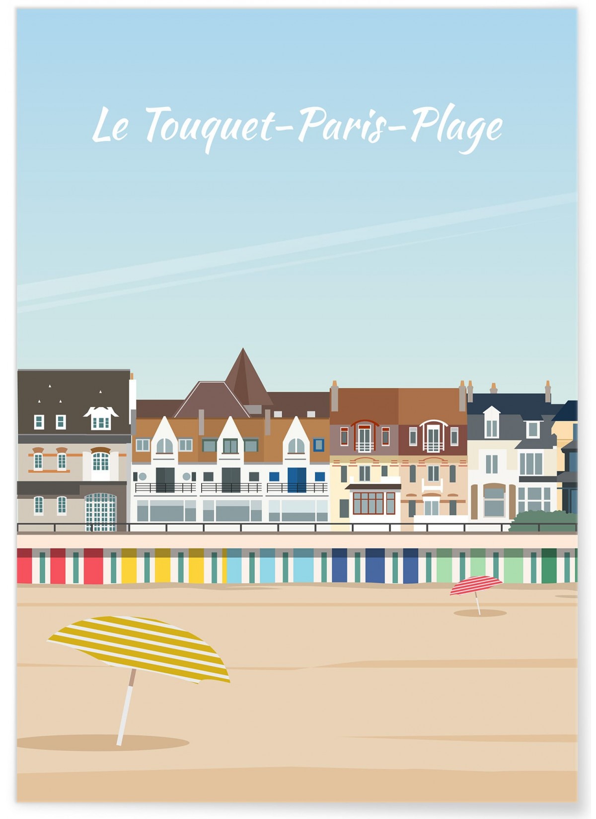 Affiche ville Le Touquet-Paris-Plage, L'AFFICHERIE