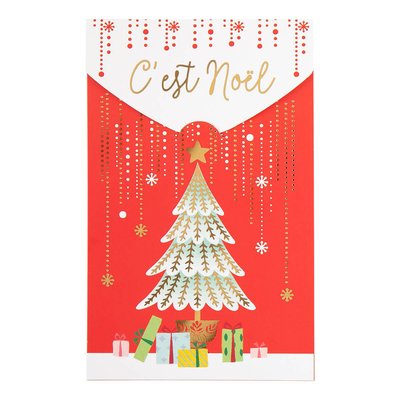Carte de vœux Surprise Cadeau Noël DRAEGER PARIS