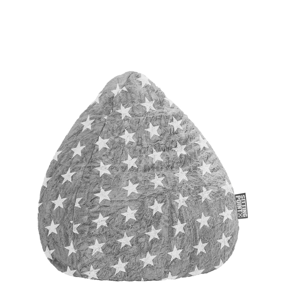 Pouf poire d'intérieur FLUFFY STARS L, SITTING POINT