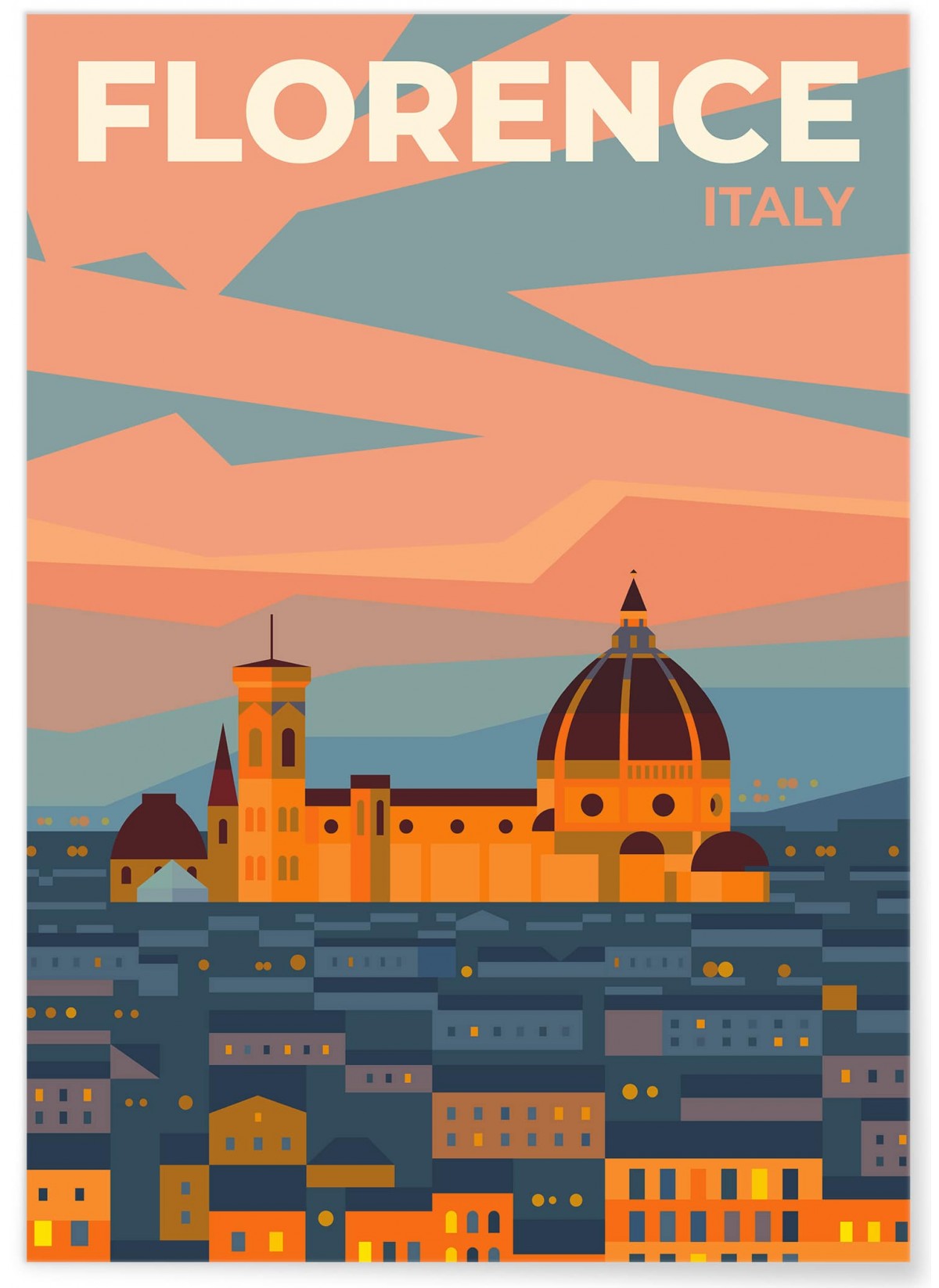 Affiche ville Florence 2, L'AFFICHERIE