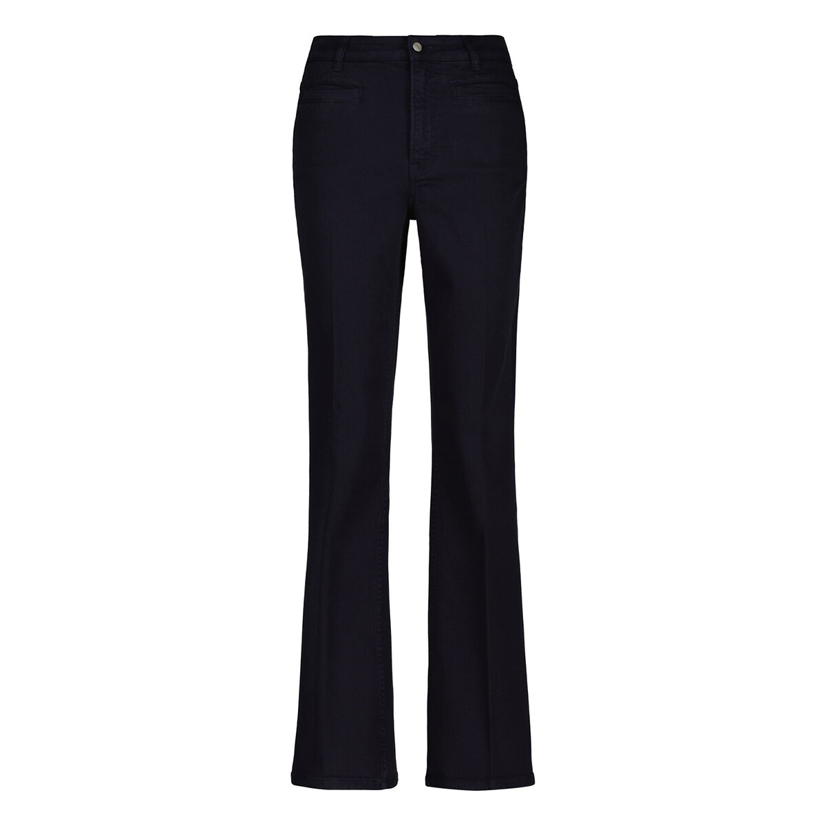 HUGO - Regular-fit bootcut trousers in stretch fabric