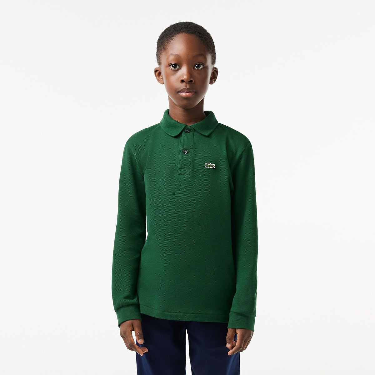 Tee shirt polo gar on en solde LACOSTE La Redoute