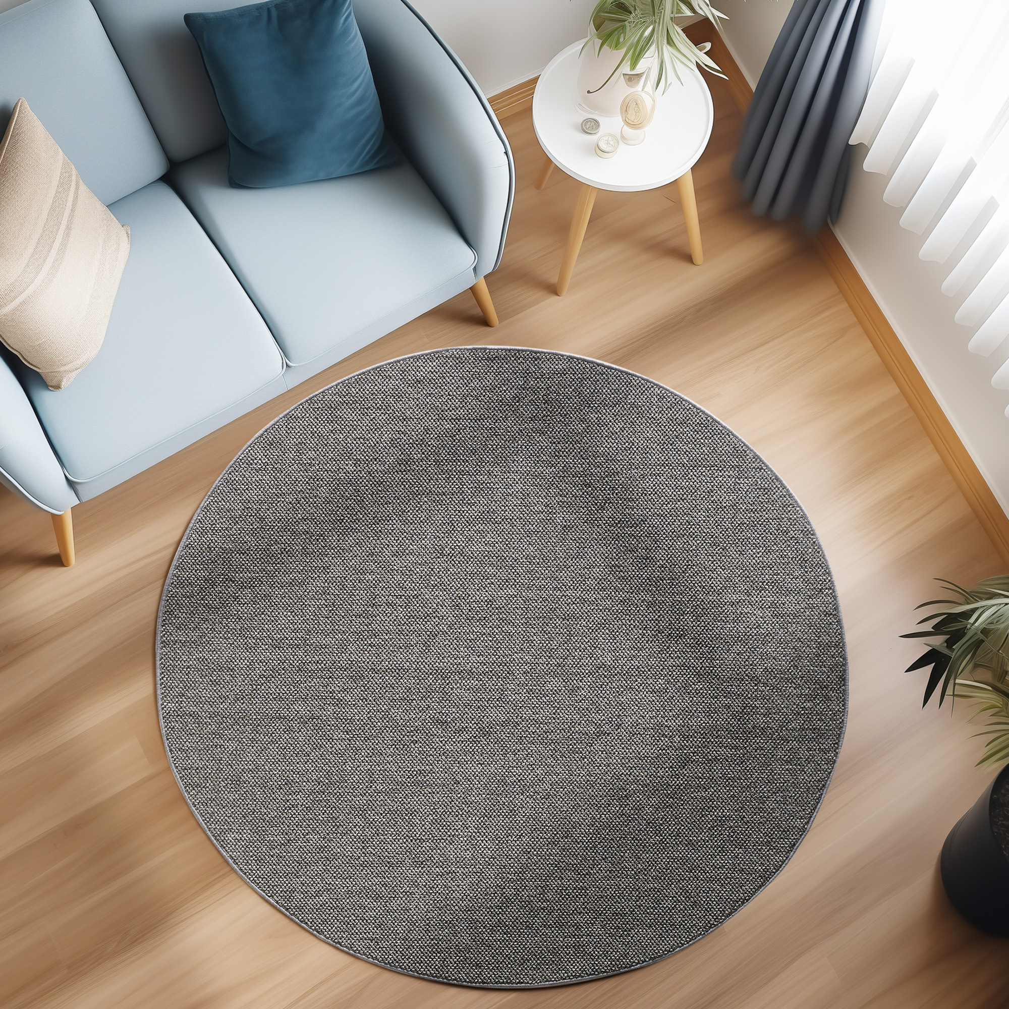 Tapis de salon rond tissé MORELIA, NAZAR RUGS