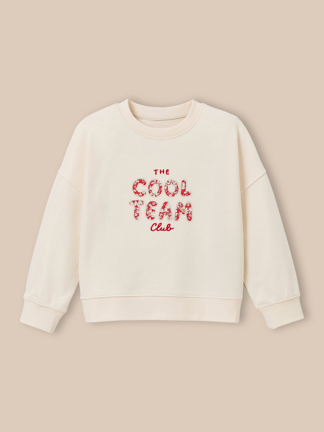 Sweat  à message en tissu Liberty - coton biologique, CYRILLUS