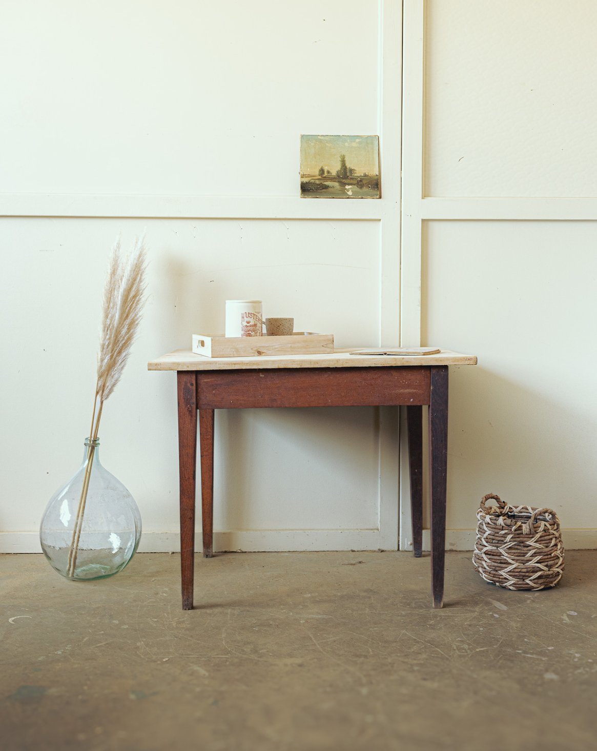 Table d'auberge rénovée Romy N°1428 - Bon état, DEBONGOUT
